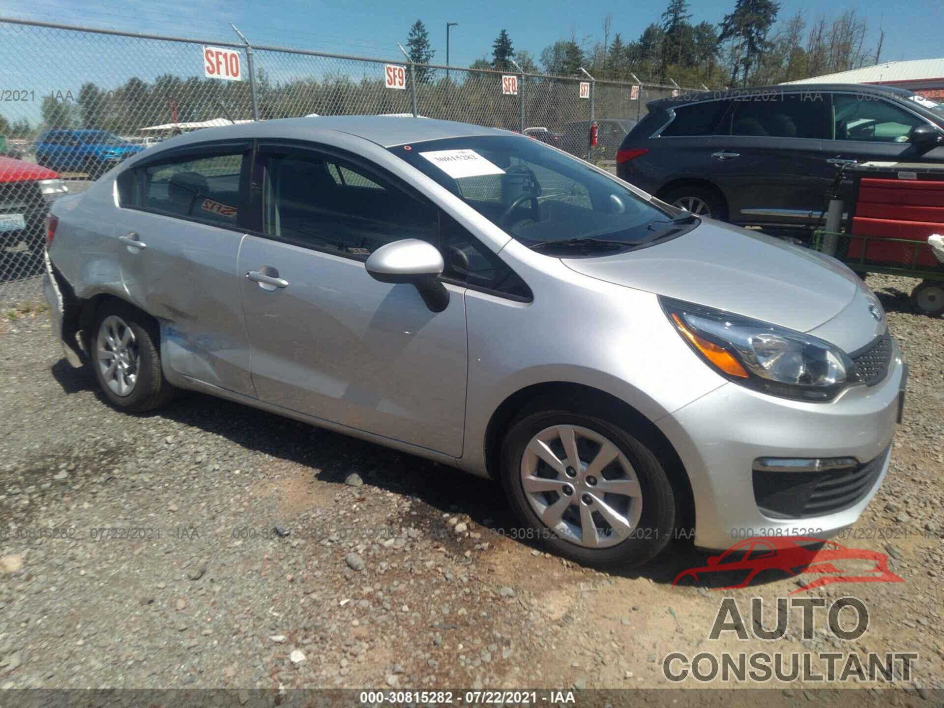 KIA RIO 2016 - KNADM4A36G6653412