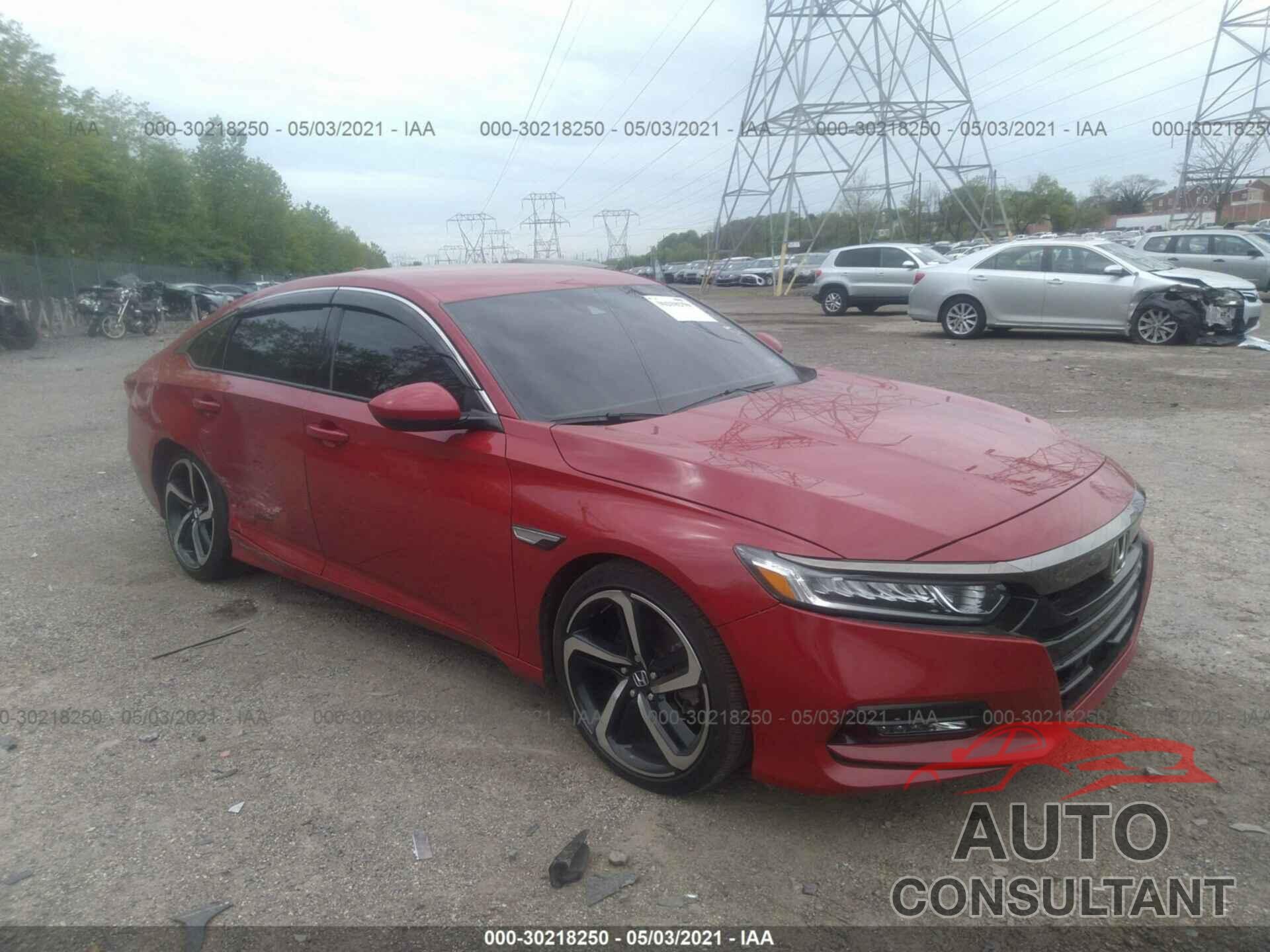 HONDA ACCORD SEDAN 2018 - 1HGCV1F37JA054673