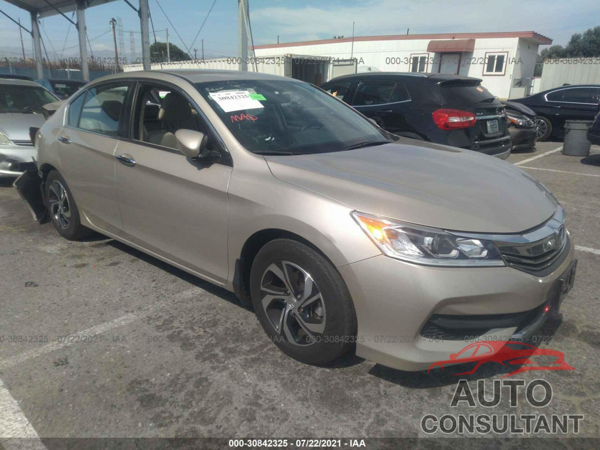 HONDA ACCORD SEDAN 2016 - 1HGCR2F39GA207590