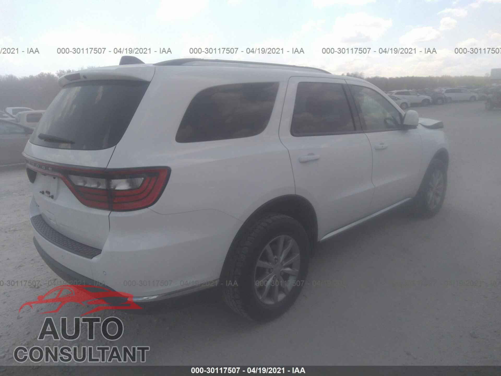 DODGE DURANGO 2017 - 1C4RDJAG0HC630107