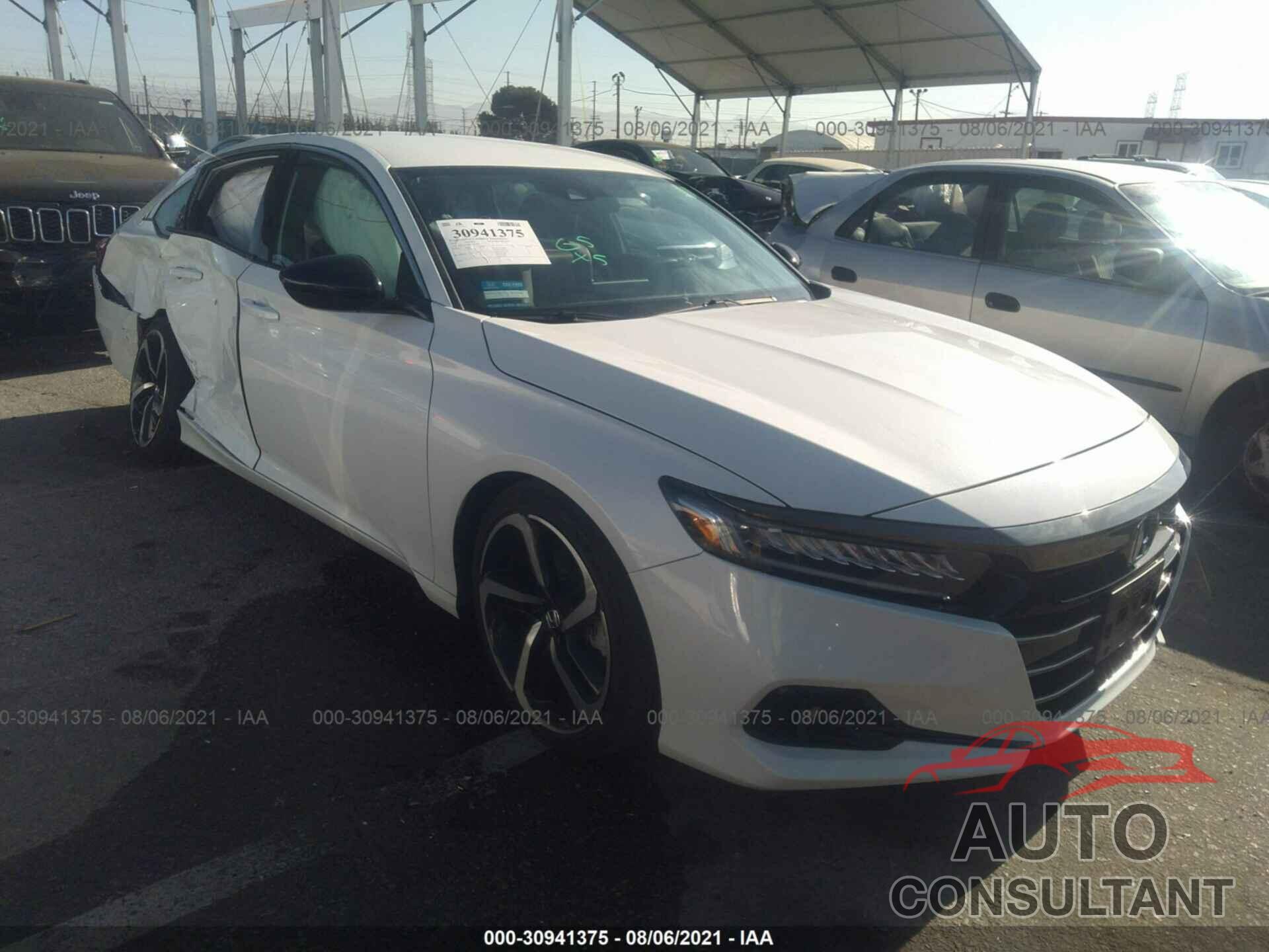 HONDA ACCORD SEDAN 2021 - 1HGCV1F36MA052708