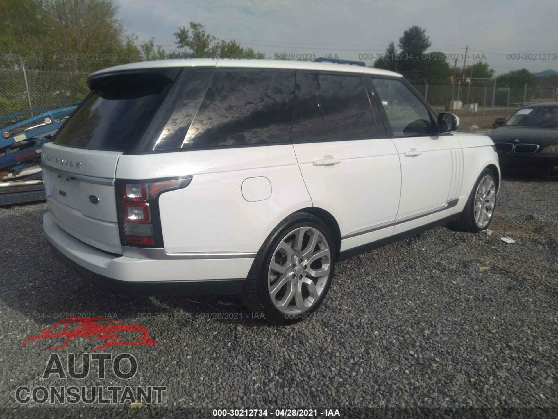 LAND ROVER RANGE ROVER 2017 - SALGS2FE9HA326269