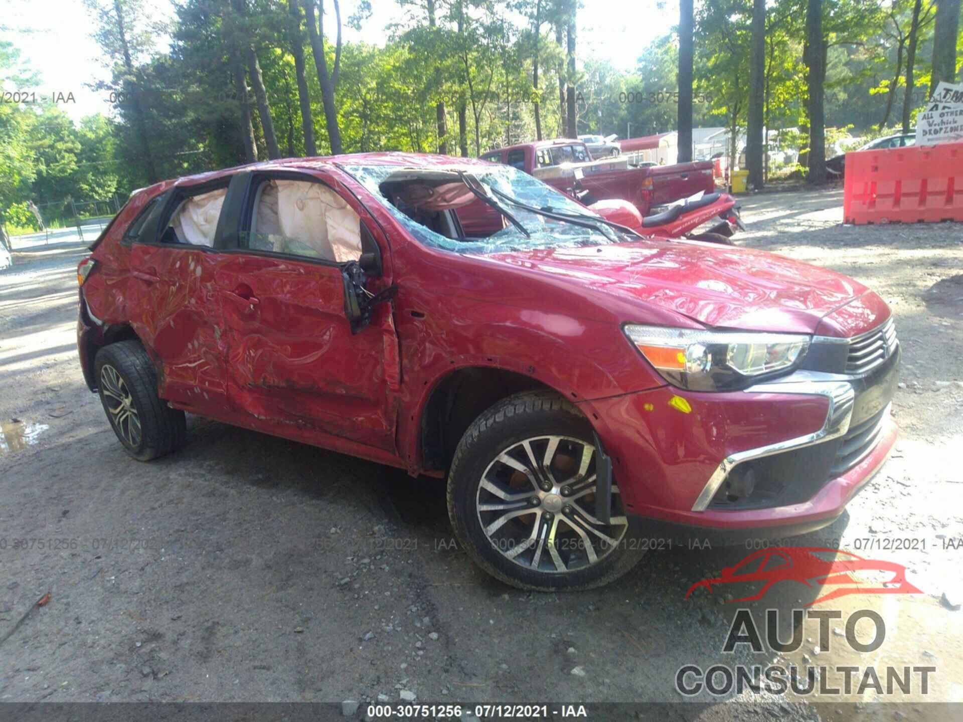 MITSUBISHI OUTLANDER SPORT 2016 - JA4AP3AU9GZ062077