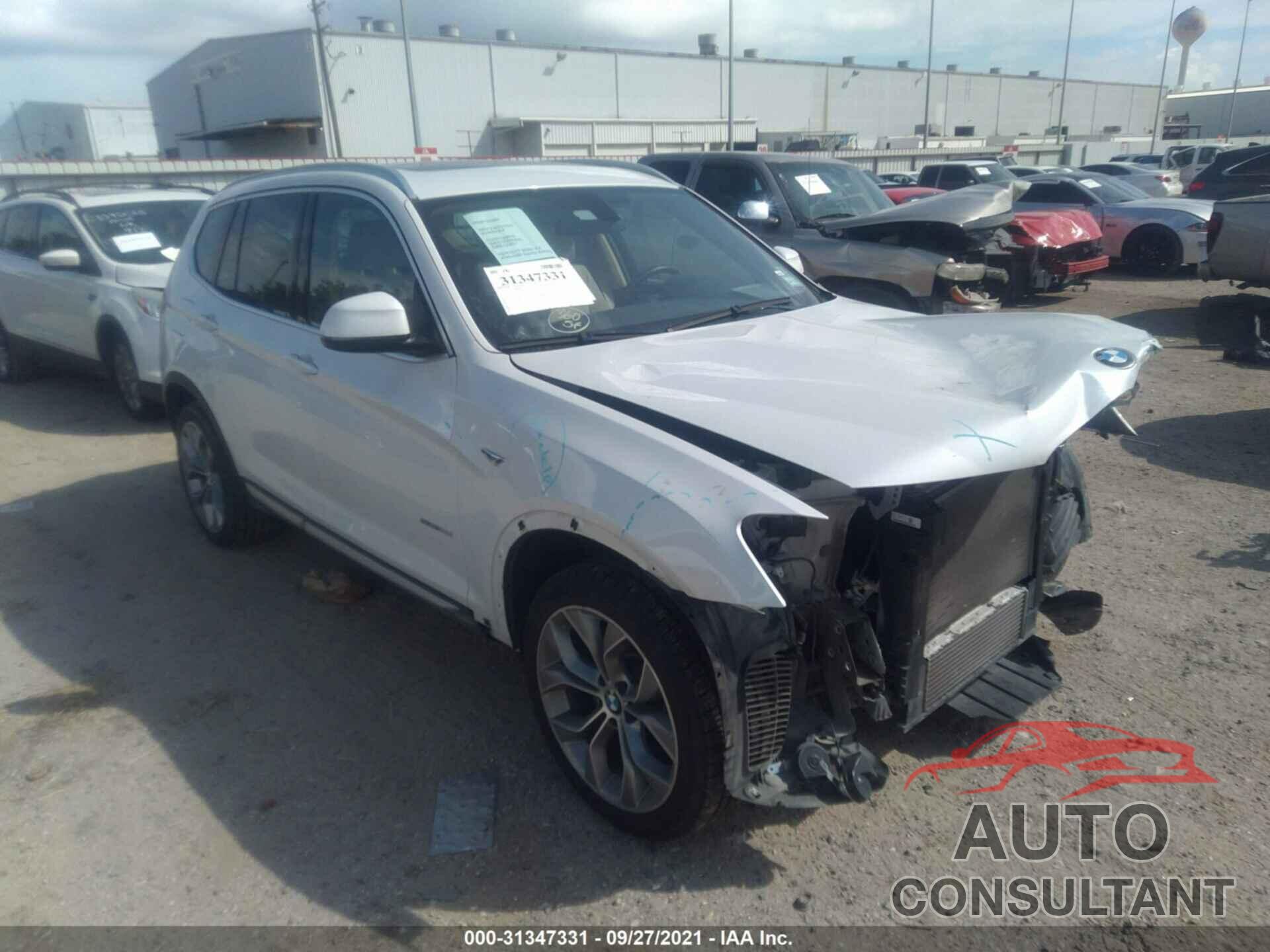BMW X3 2017 - 5UXWZ7C31H0V94395