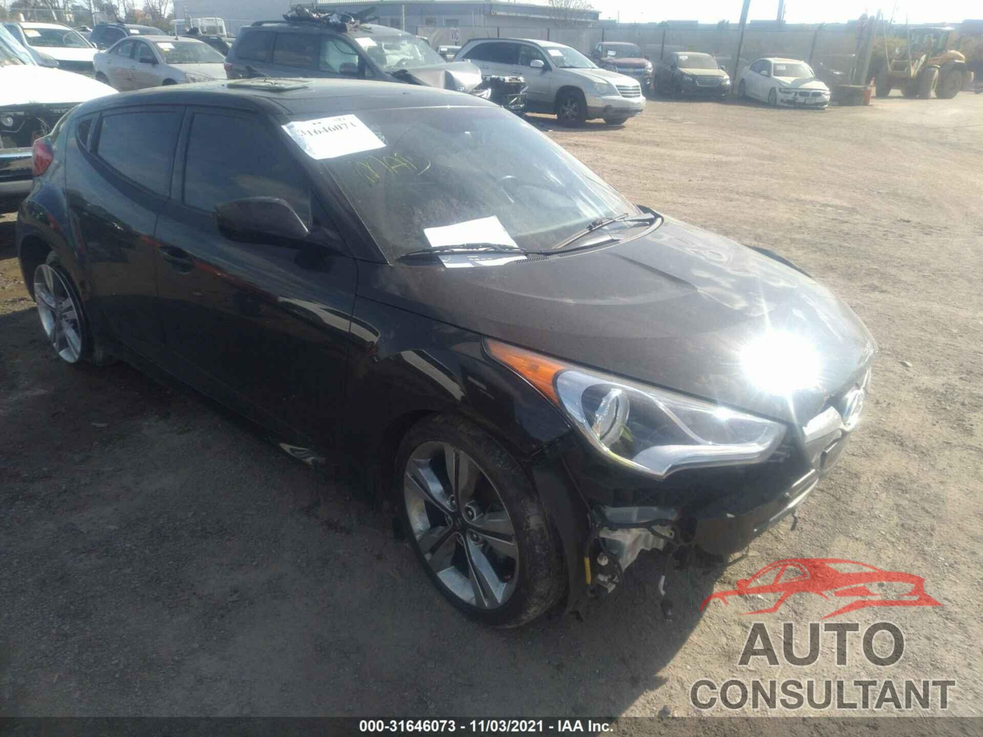 HYUNDAI VELOSTER 2017 - KMHTC6ADXHU323772