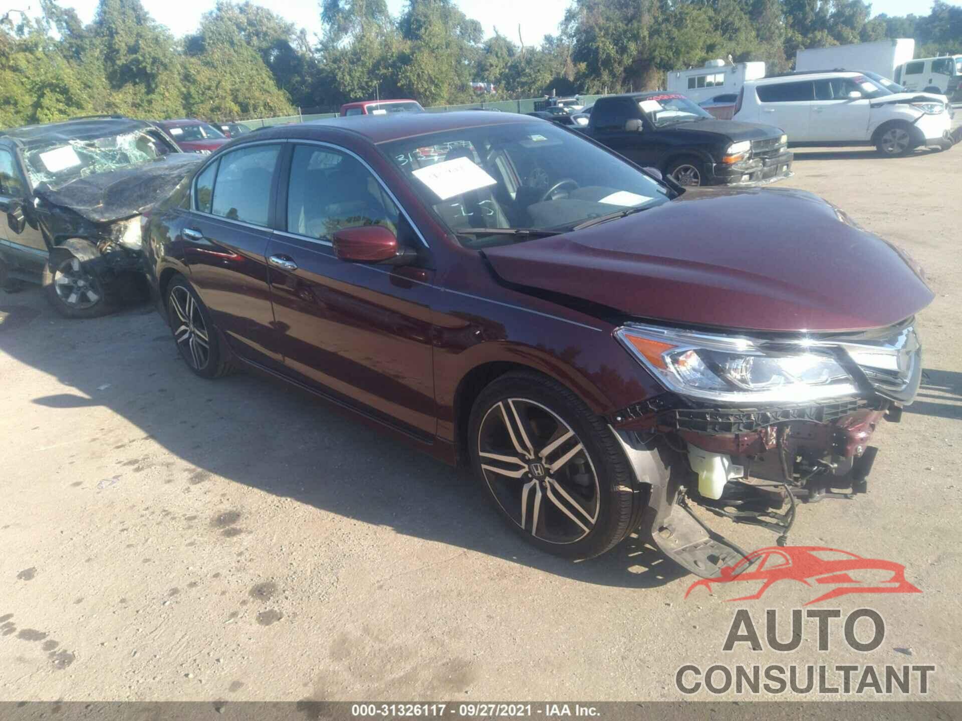 HONDA ACCORD SEDAN 2017 - 1HGCR2F57HA176469