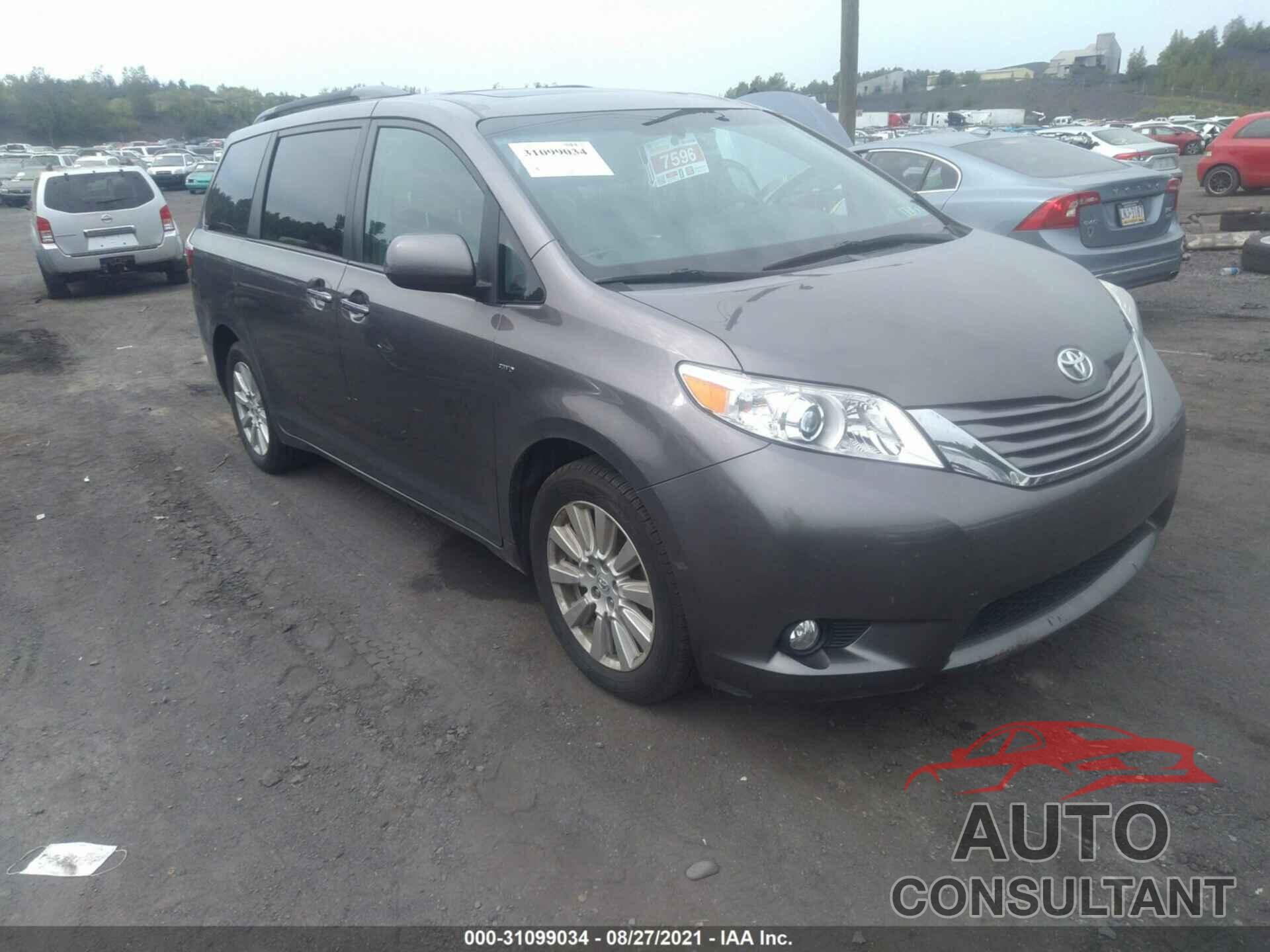 TOYOTA SIENNA 2017 - 5TDDZ3DC2HS155106