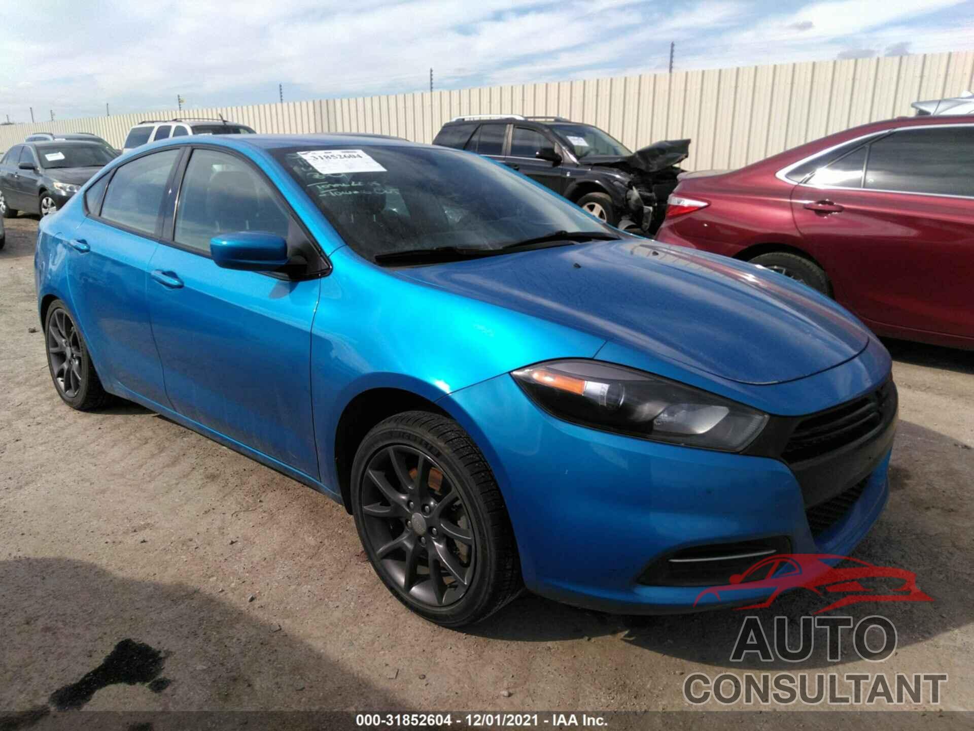 DODGE DART 2016 - 1C3CDFAA3GD703899