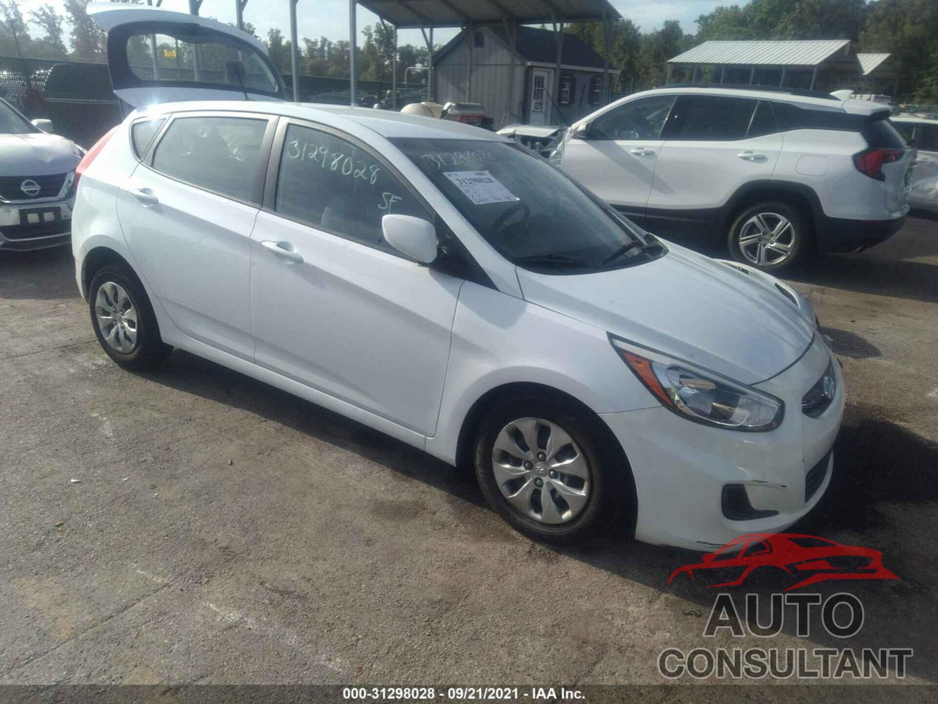 HYUNDAI ACCENT 2017 - KMHCT5AE6HU336778