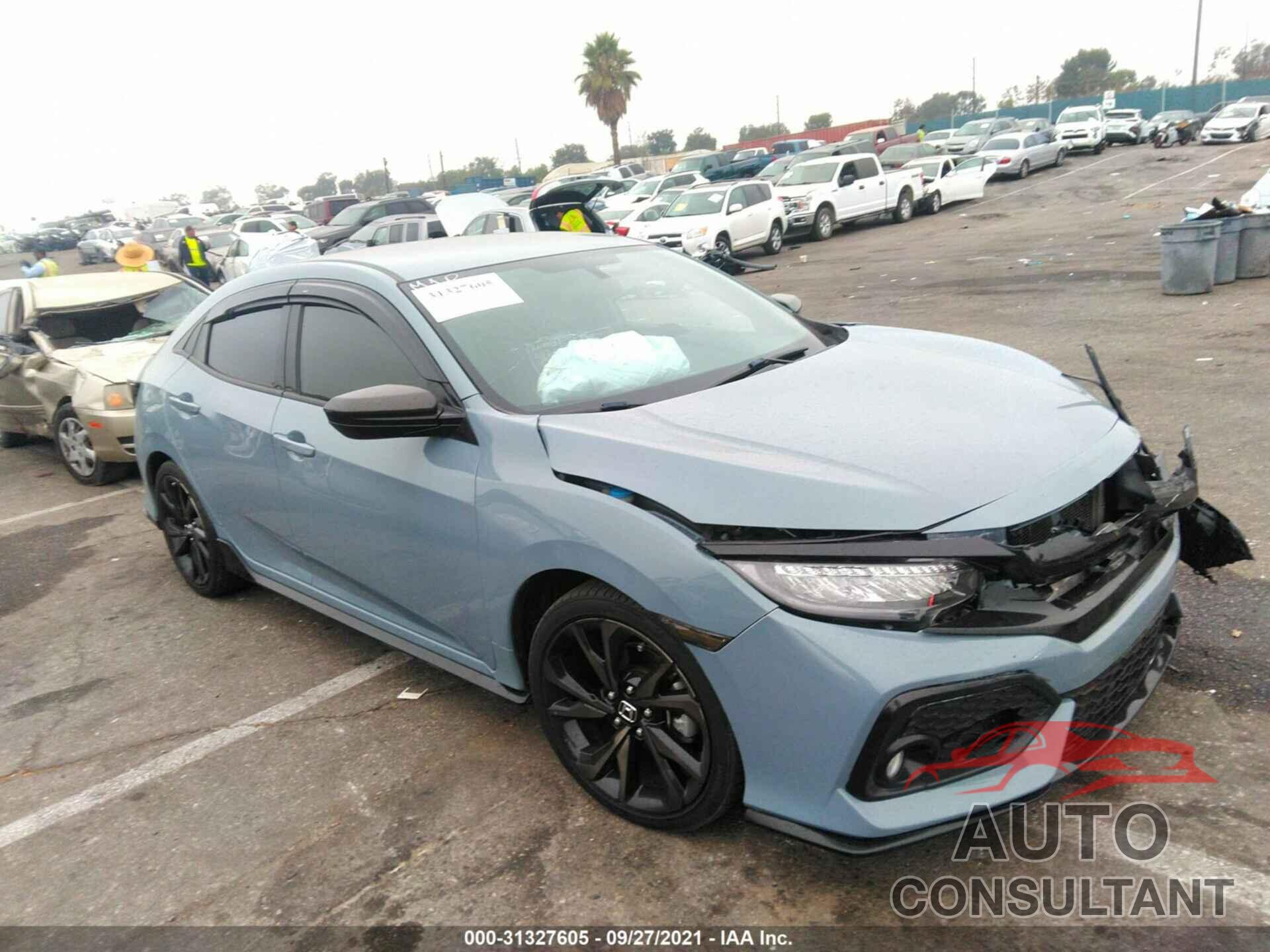 HONDA CIVIC HATCHBACK 2017 - SHHFK7H48HU429578
