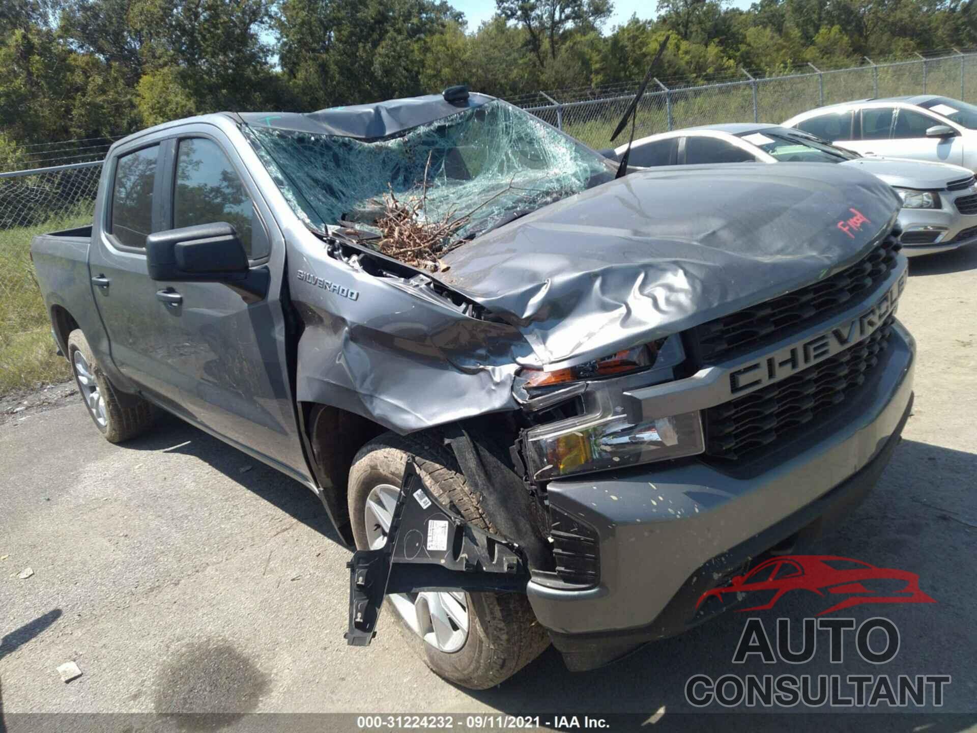 CHEVROLET SILVERADO 1500 2021 - 3GCPWBEK4MG364488