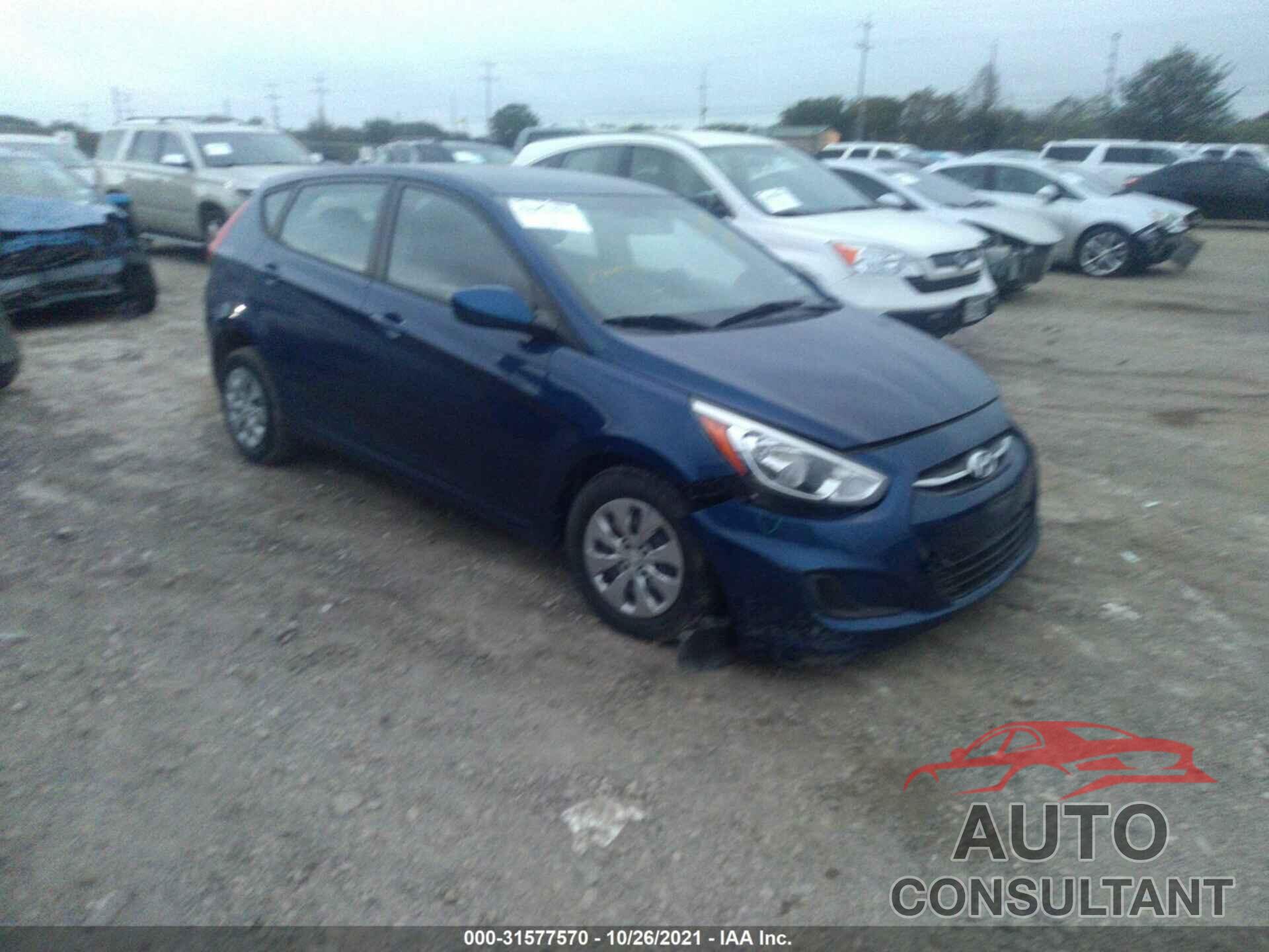 HYUNDAI ACCENT 2016 - KMHCT5AE2GU267196