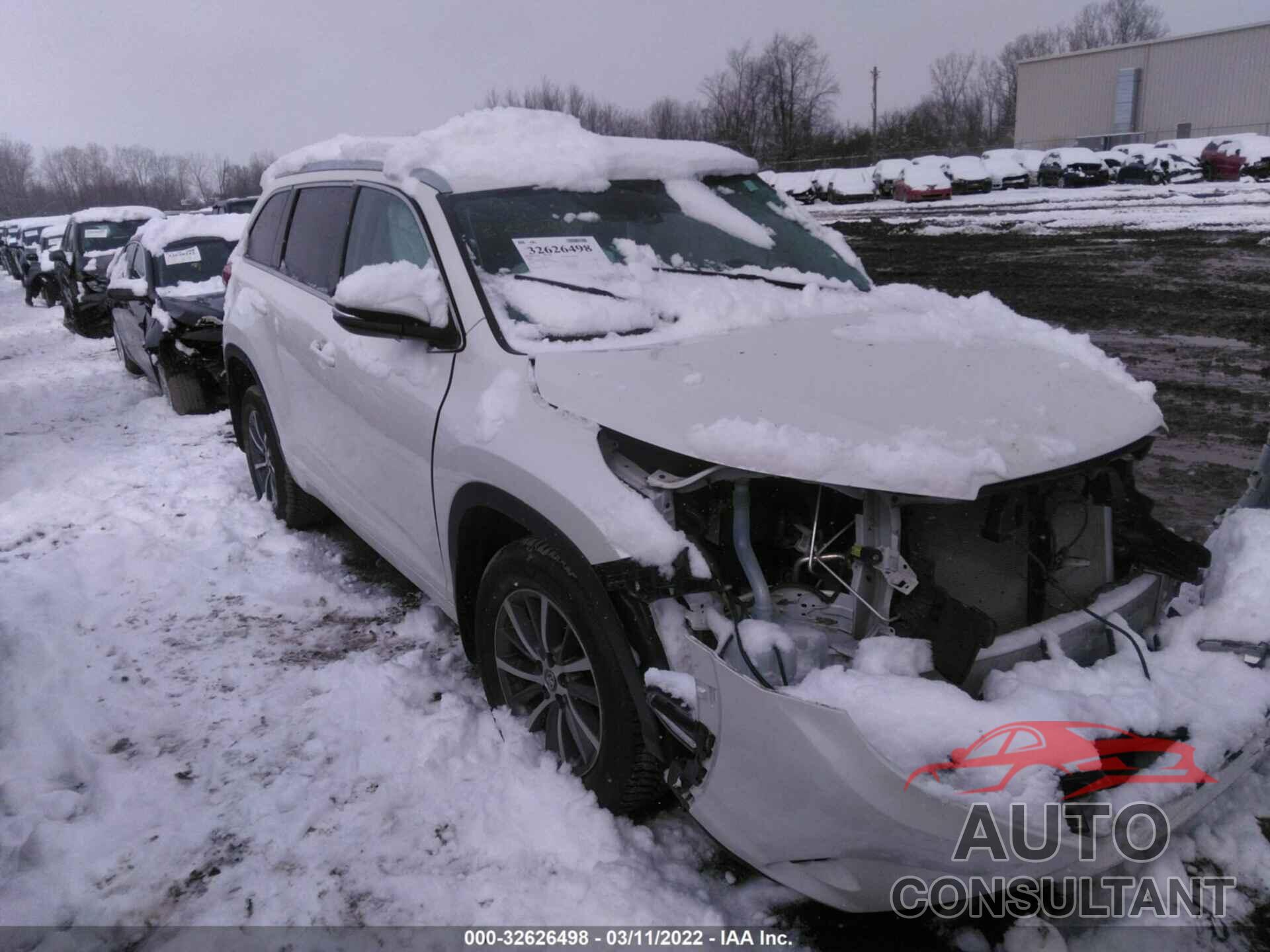 TOYOTA HIGHLANDER 2018 - 5TDJZRFH7JS872878