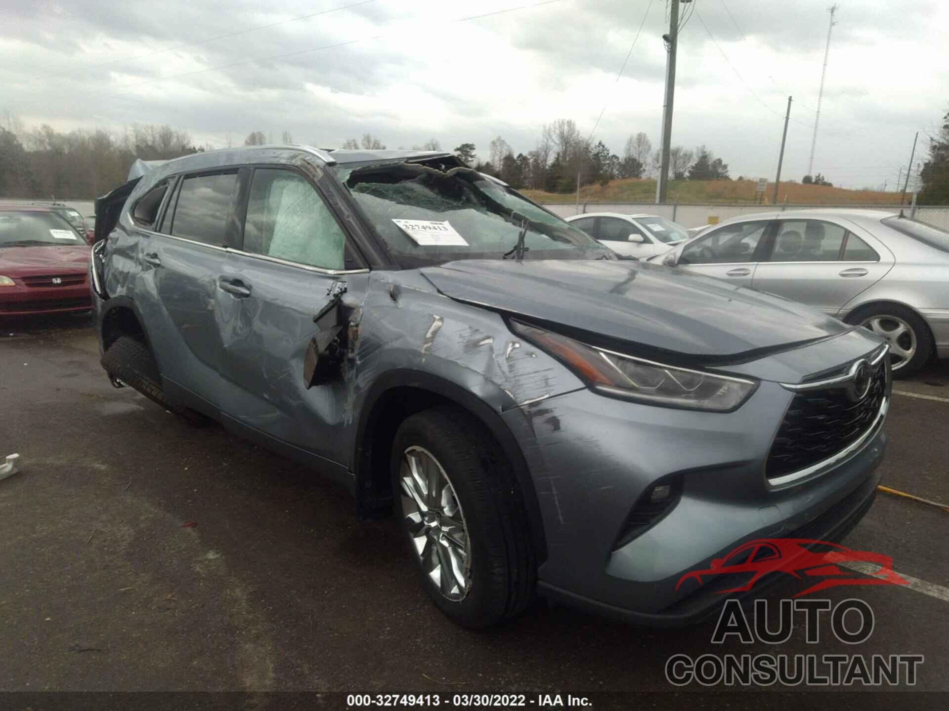 TOYOTA HIGHLANDER 2021 - 5TDDZRBH4MS122054