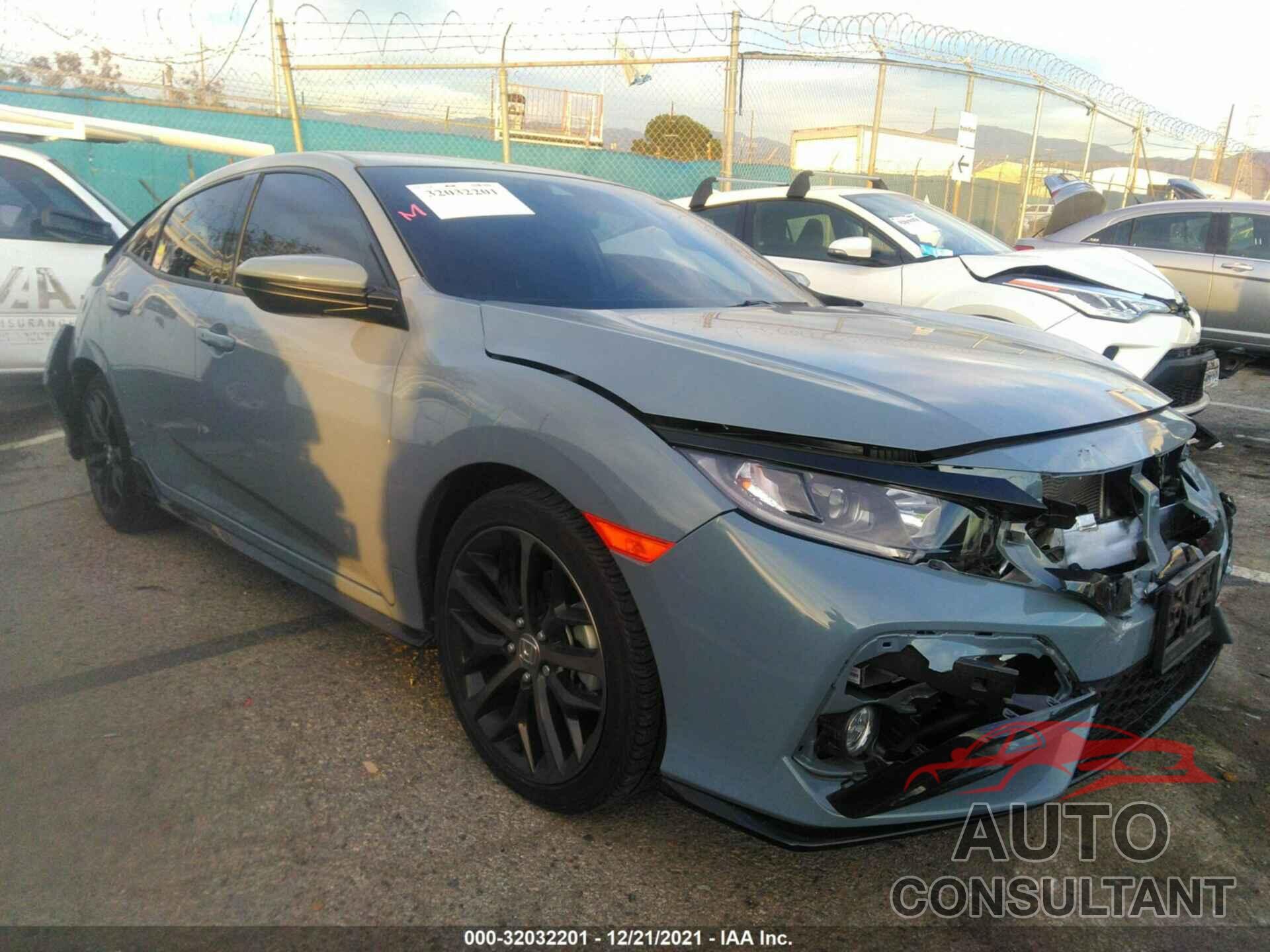 HONDA CIVIC HATCHBACK 2020 - SHHFK7H4XLU420602