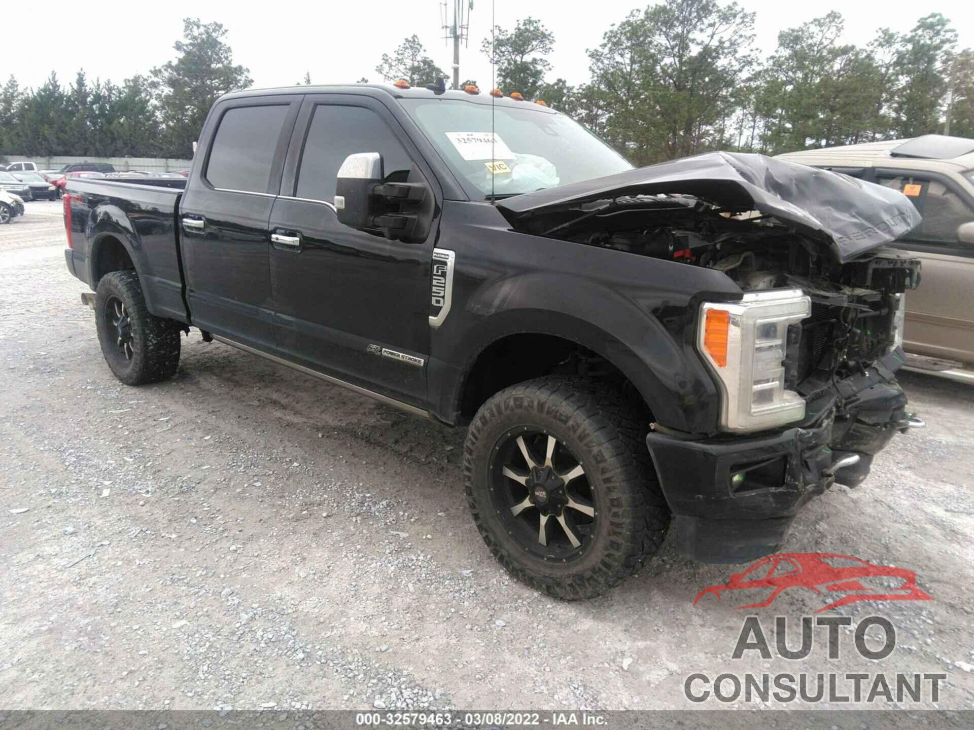 FORD SUPER DUTY F-250 SRW 2019 - 1FT7W2BT1KED90208