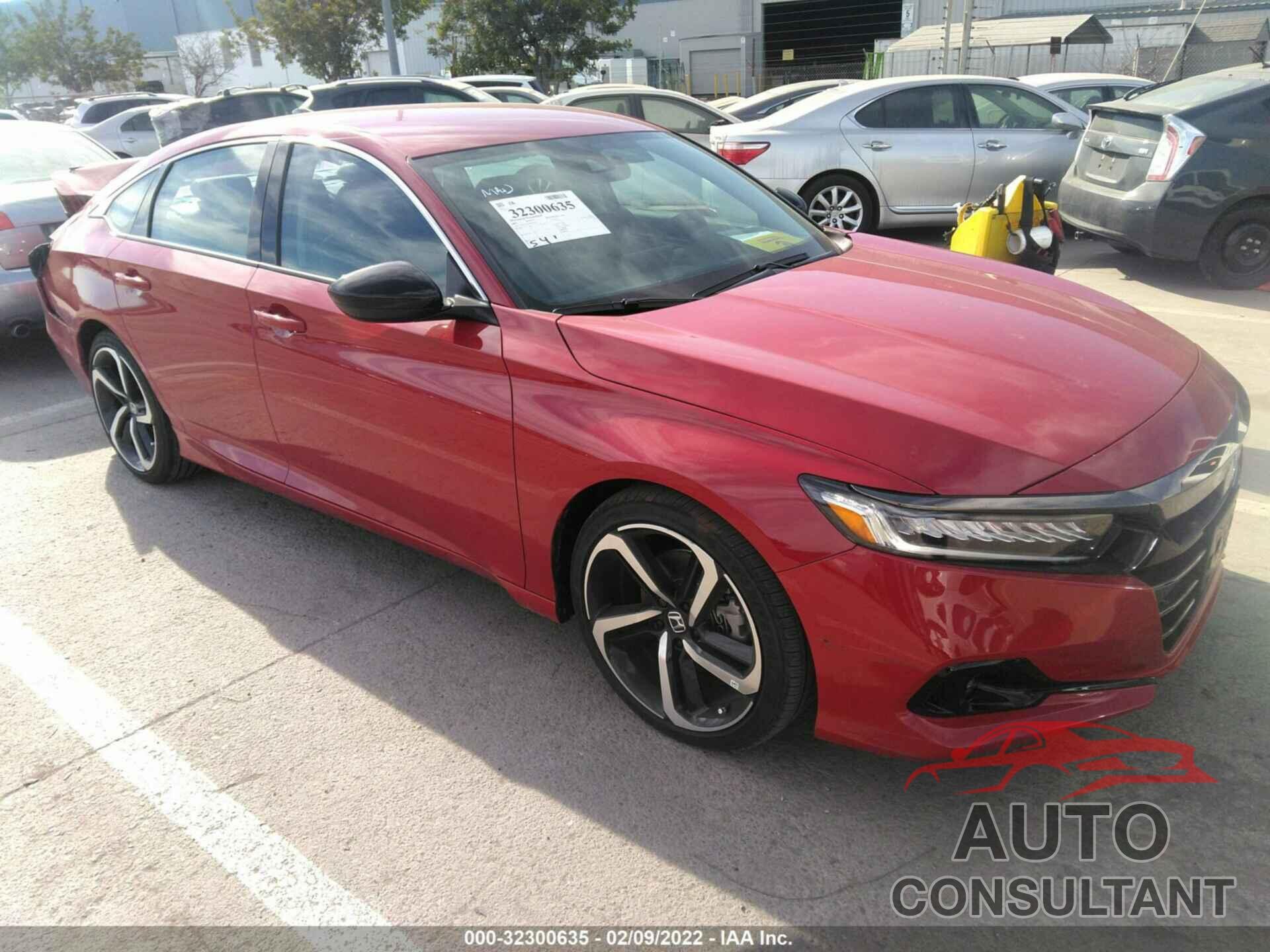 HONDA ACCORD SEDAN 2022 - 1HGCV1F44NA003873