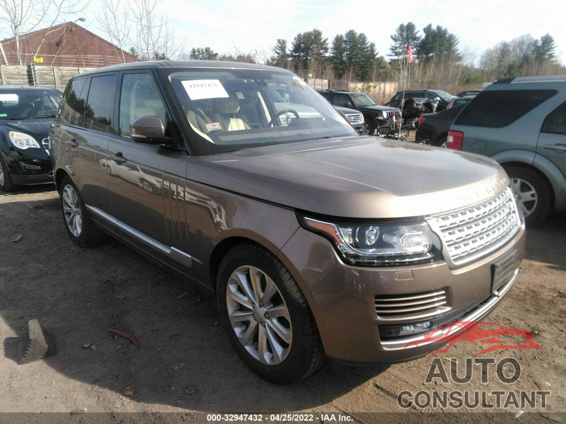 LAND ROVER RANGE ROVER 2016 - SALGS2PF8GA289592