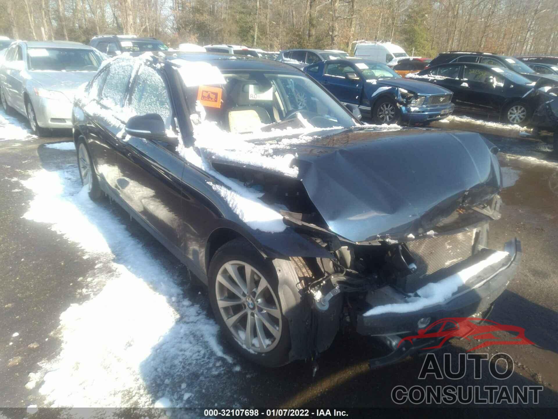 BMW 3 SERIES 2017 - WBA8E5G34HNU44978