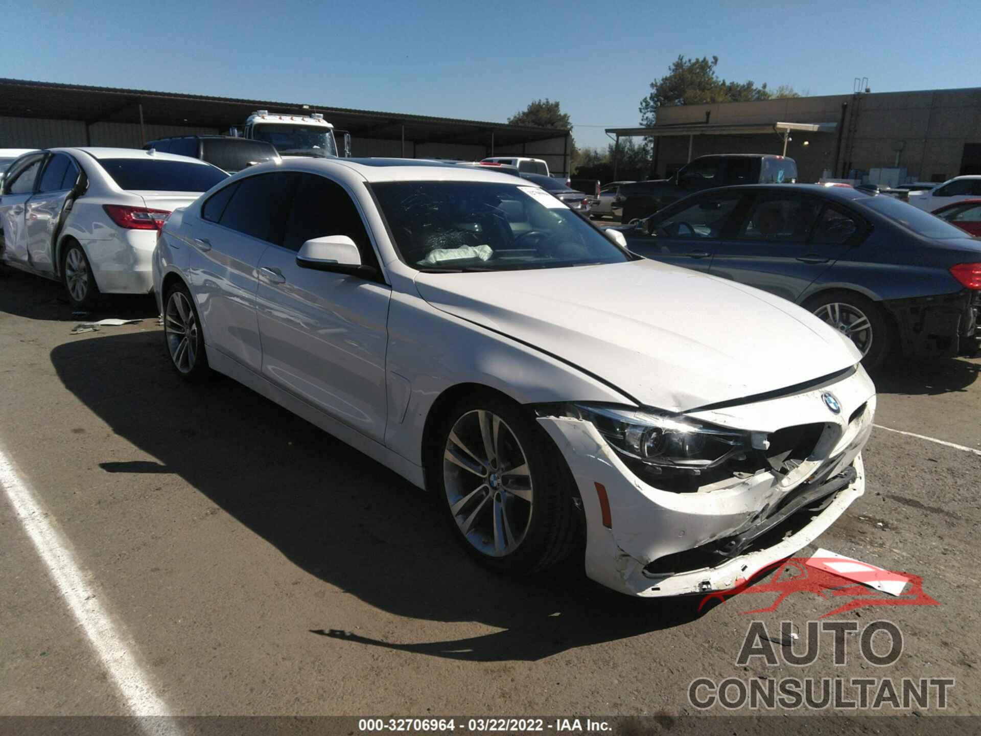 BMW 4 SERIES 2019 - WBA4J1C59KBM15639