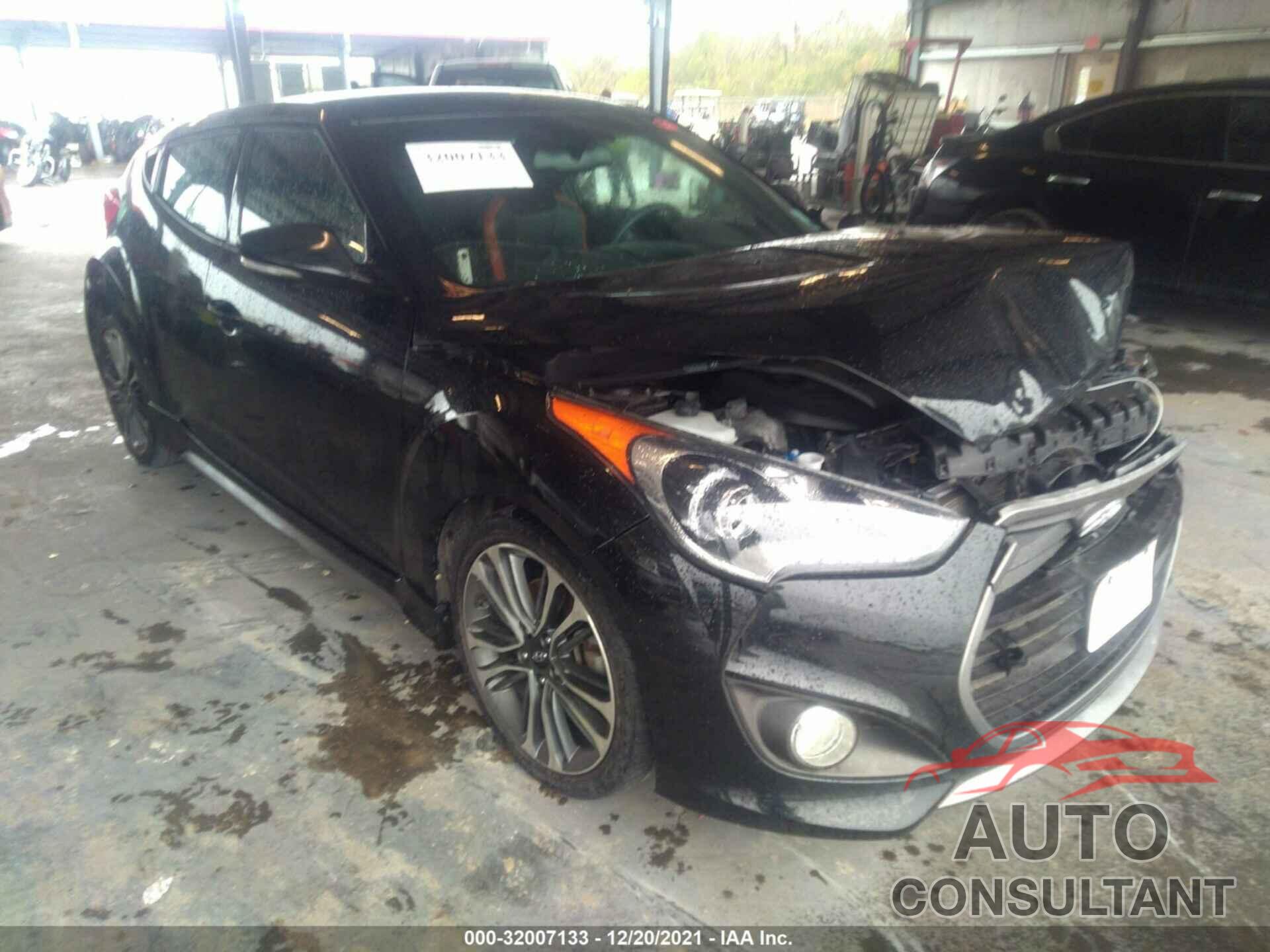 HYUNDAI VELOSTER 2017 - KMHTC6AEXHU308665