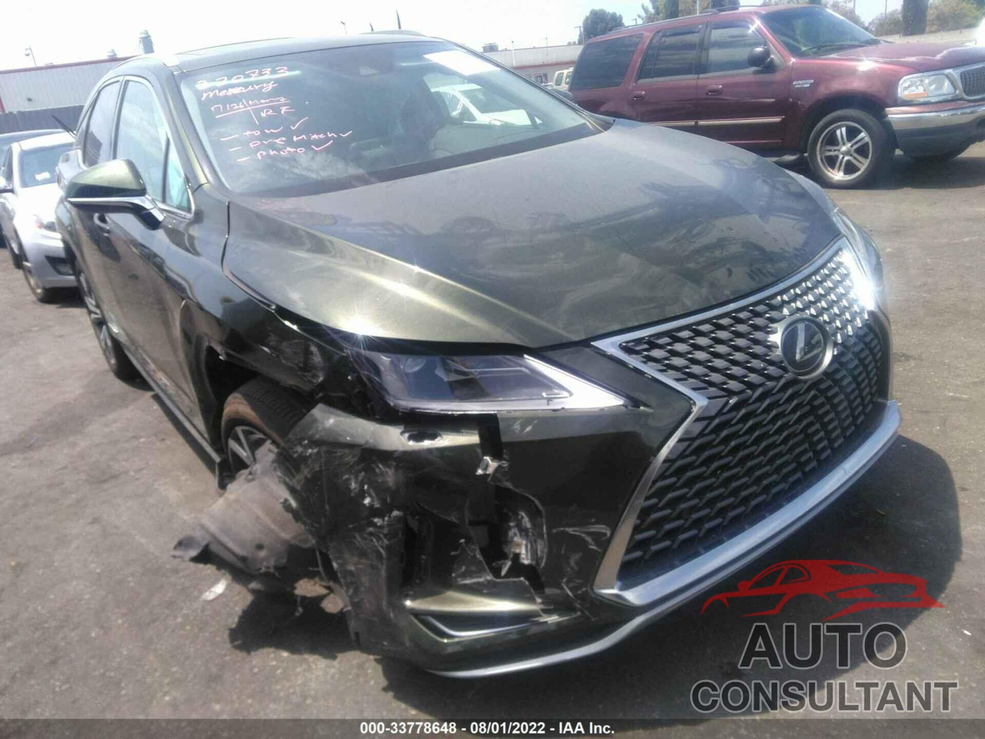 LEXUS RX 2021 - 2T2HGMDA5MC062574