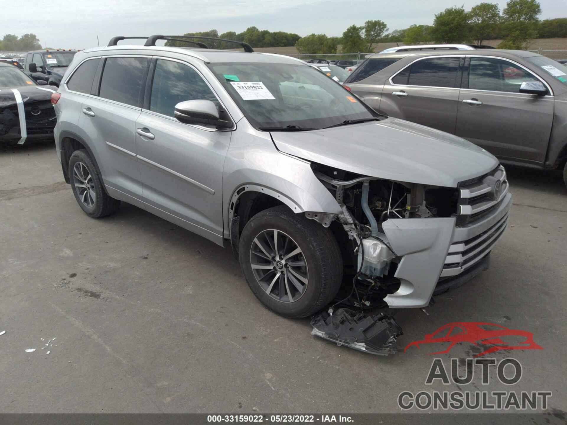TOYOTA HIGHLANDER 2017 - 5TDJZRFH8HS385716