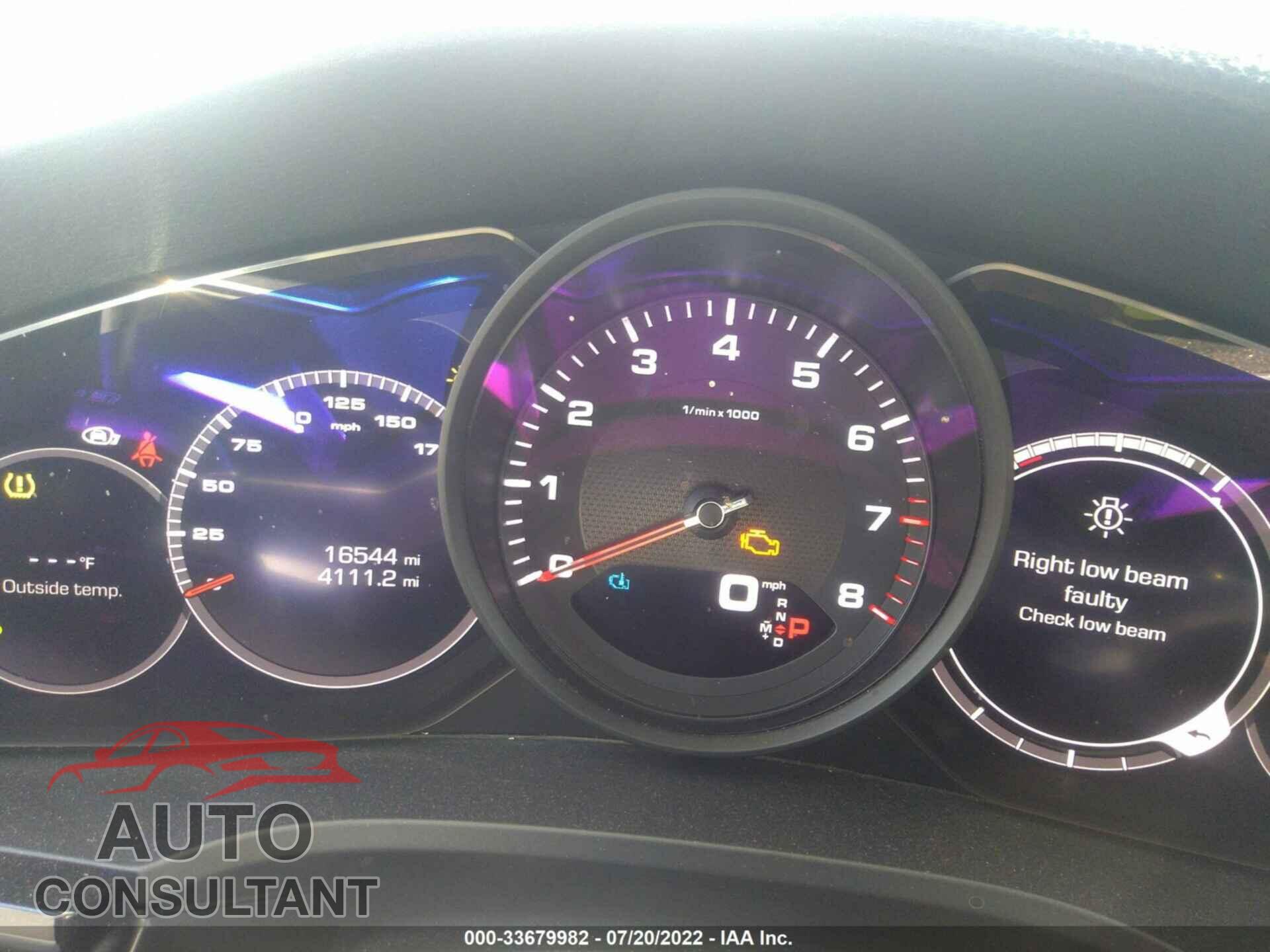 PORSCHE CAYENNE 2021 - WP1AA2AY6MDA04584