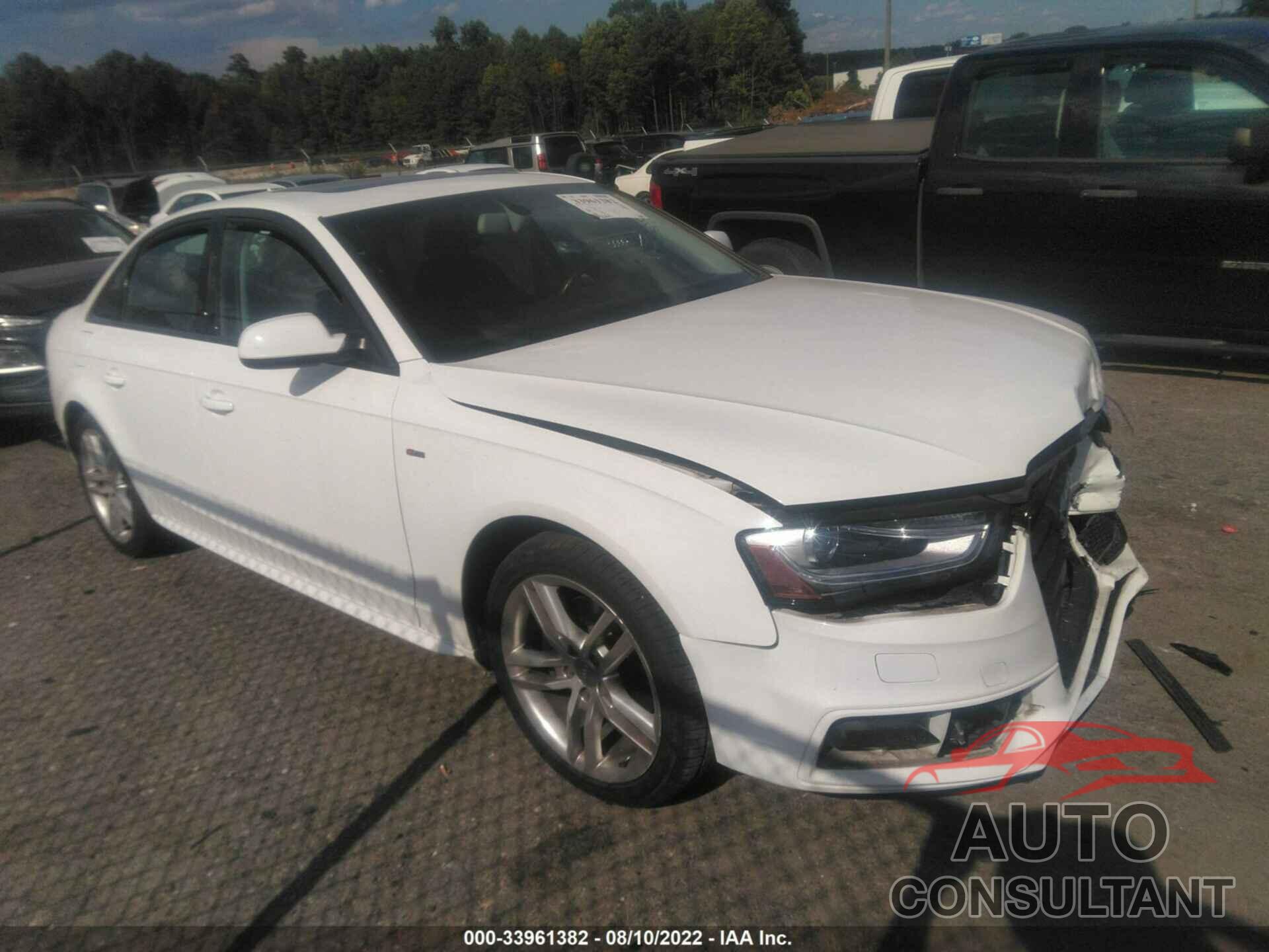 AUDI A4 2016 - WAUBFAFL9GN016447