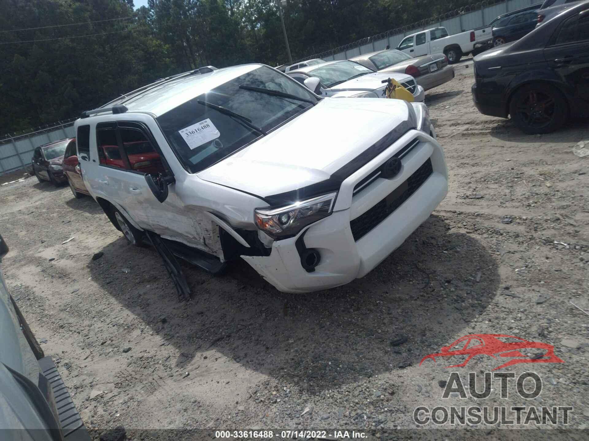 TOYOTA 4RUNNER 2022 - JTEEU5JR4N5253767