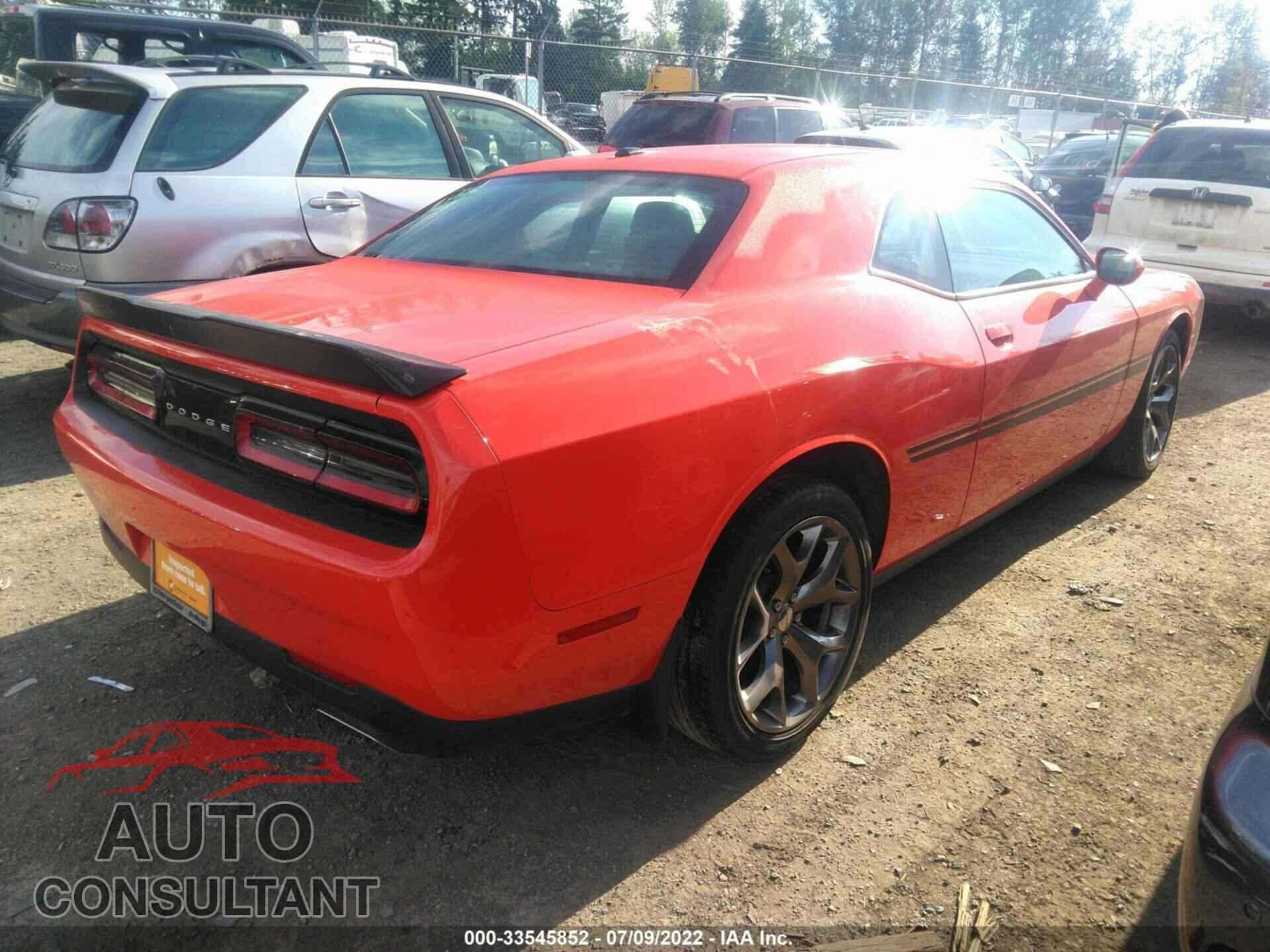 DODGE CHALLENGER 2016 - 2C3CDZAG1GH336218