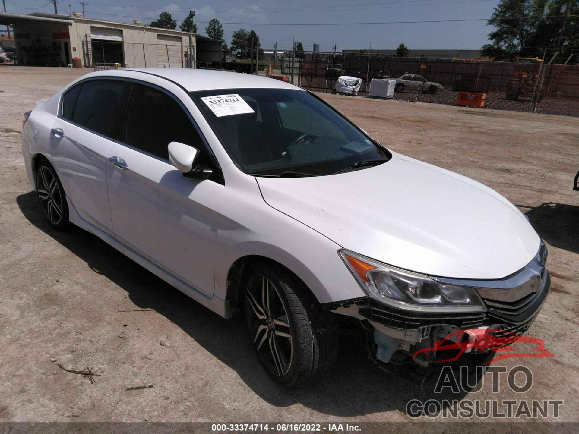 HONDA ACCORD SEDAN 2017 - 1HGCR2F1XHA014042