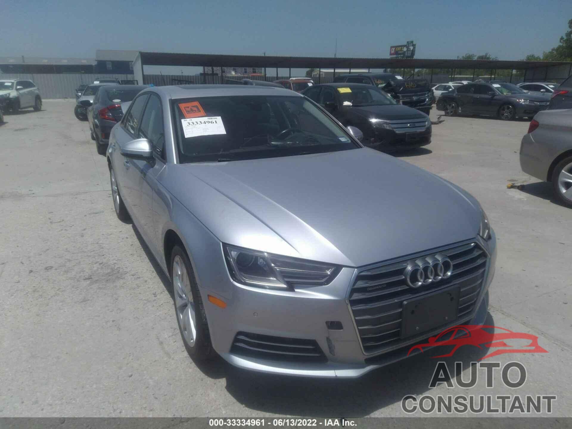 AUDI A4 2017 - WAUANAF41HN001658