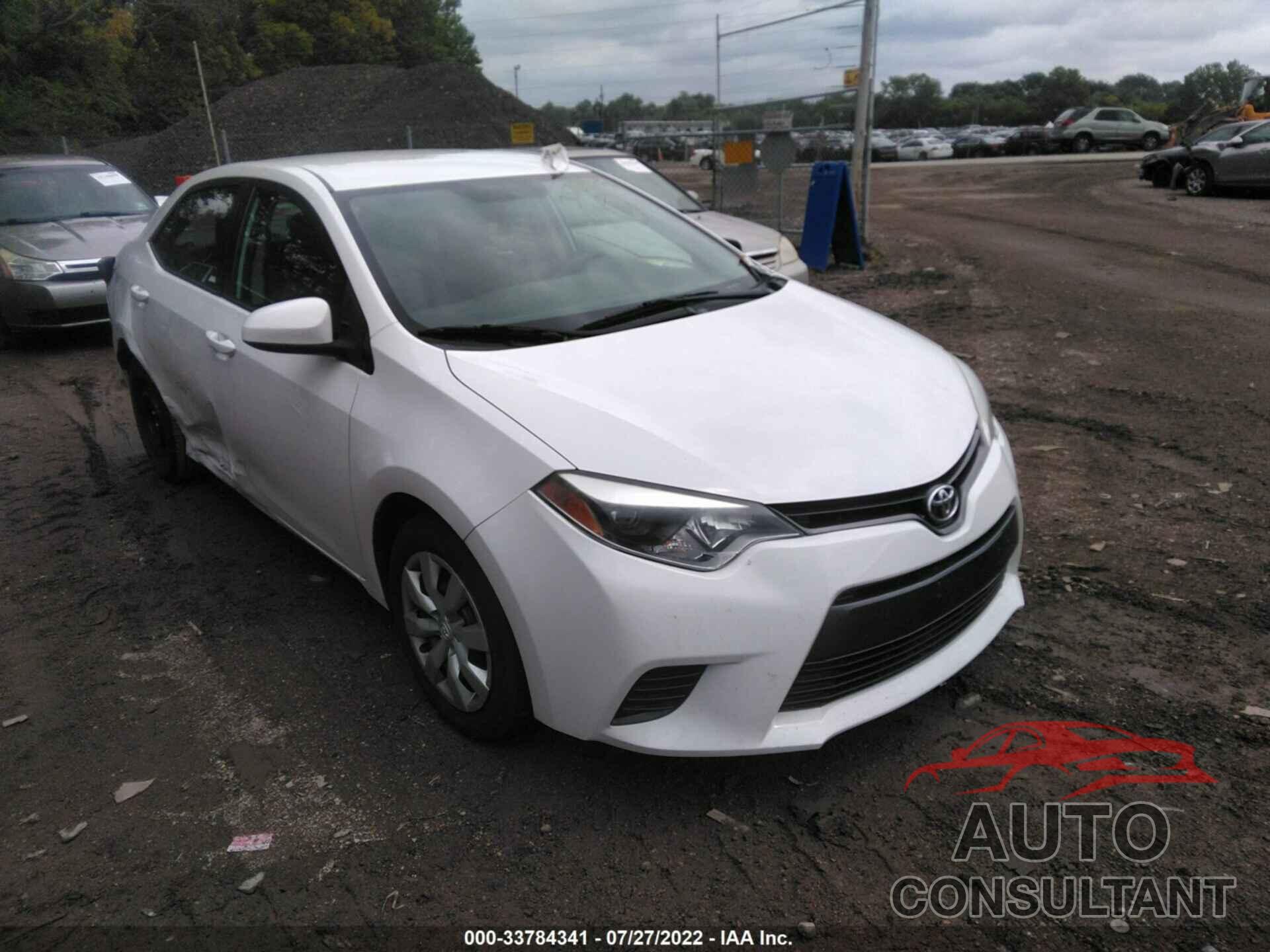 TOYOTA COROLLA 2016 - 2T1BURHE4GC606029