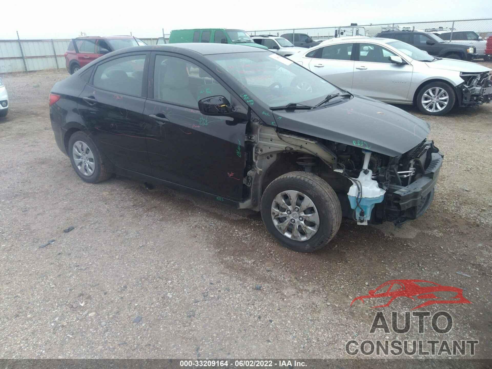 HYUNDAI ACCENT 2017 - KMHCT4AEXHU358082