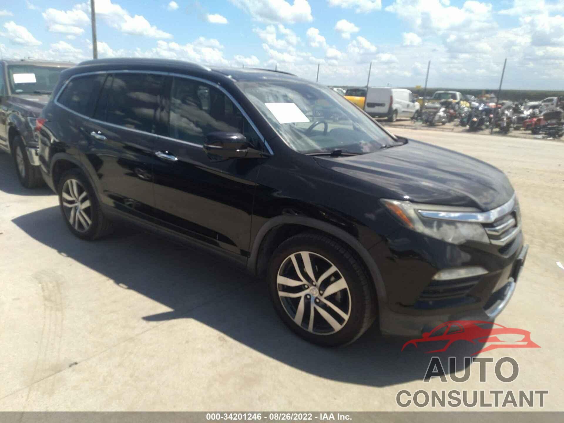 HONDA PILOT 2016 - 5FNYF5H97GB003409