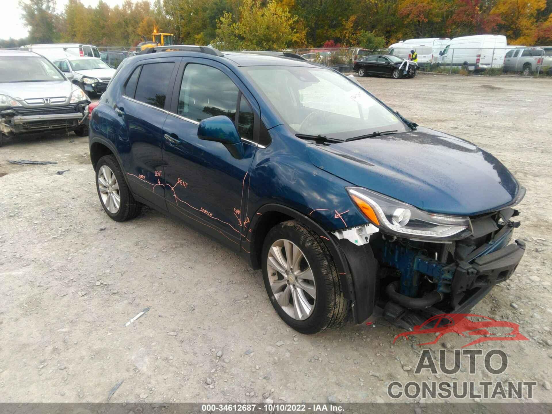 CHEVROLET TRAX 2019 - 3GNCJRSB3KL245692