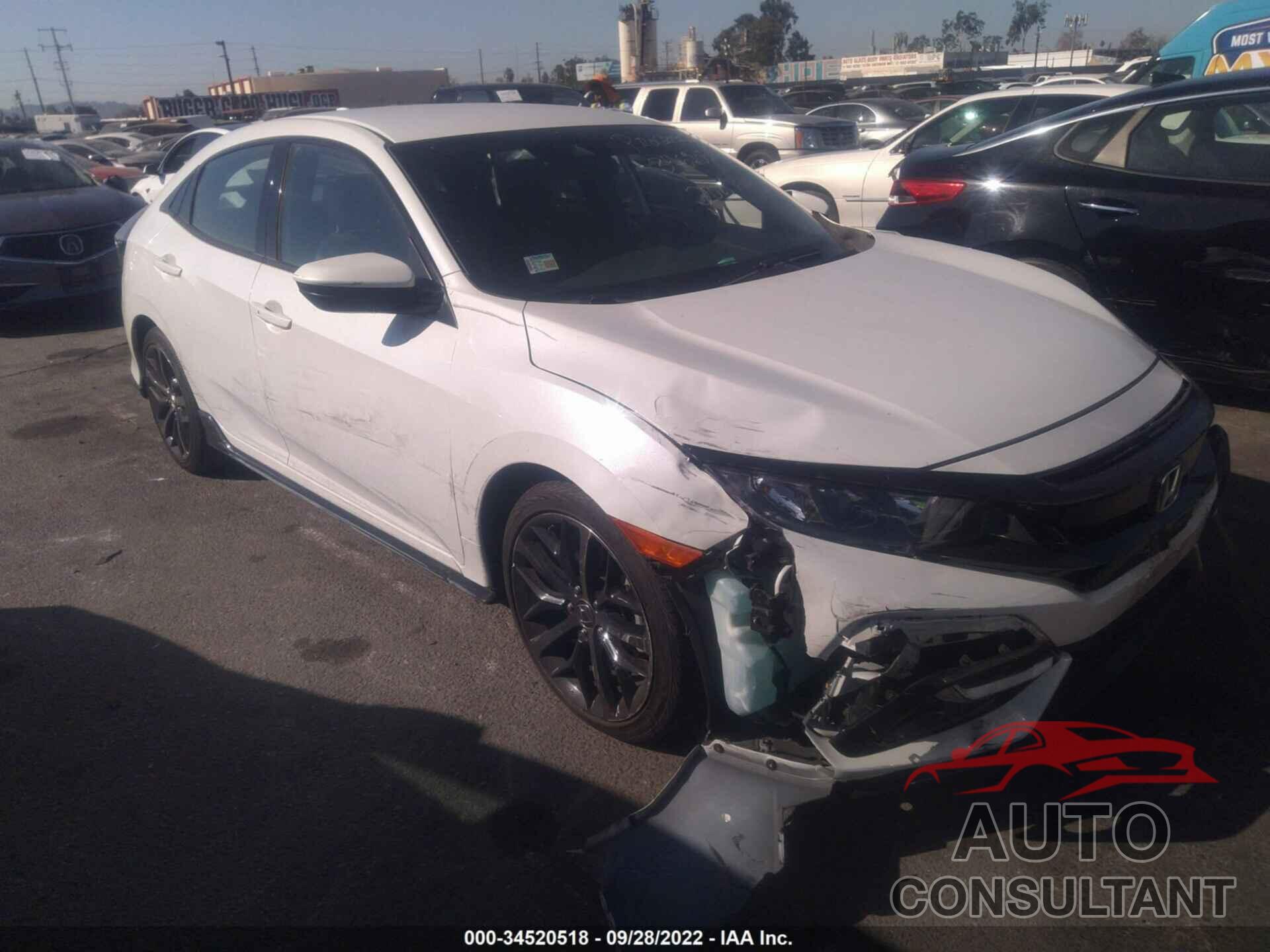 HONDA CIVIC HATCHBACK 2021 - SHHFK7H40MU408914