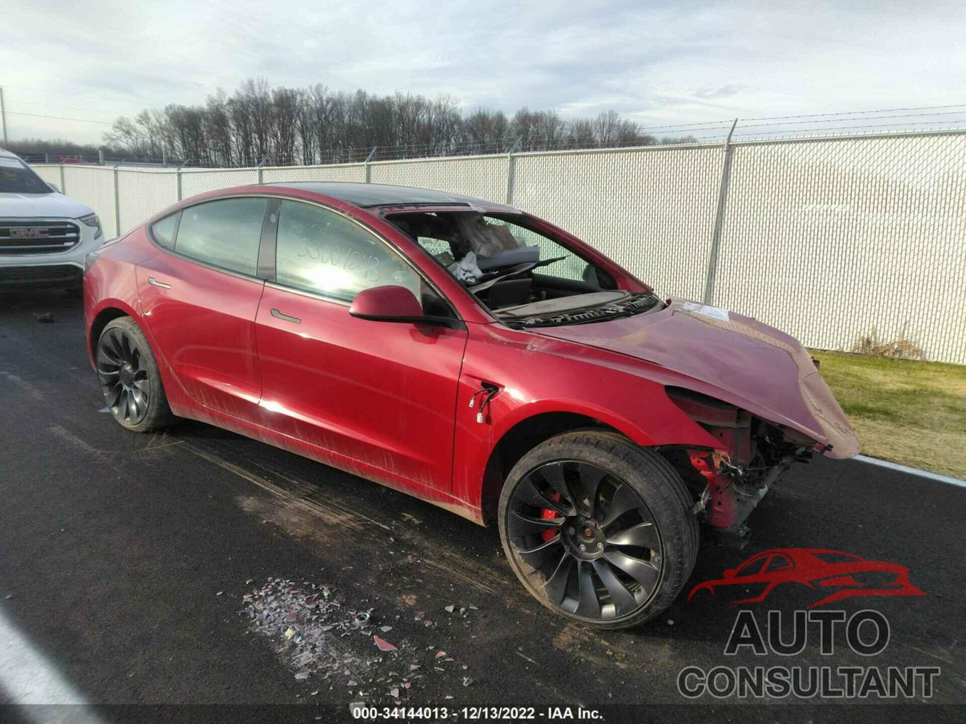 TESLA MODEL 3 2021 - 5YJ3E1EC2MF050834