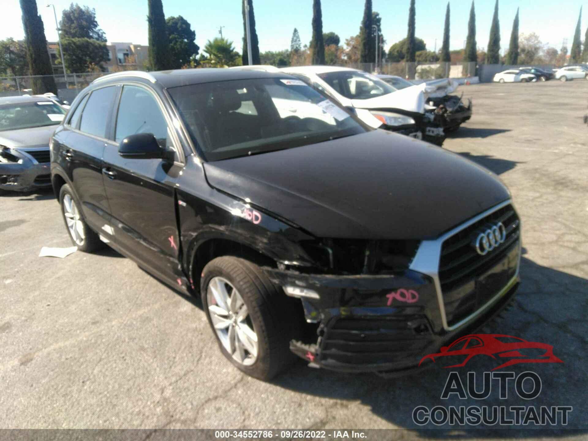 AUDI Q3 2018 - WA1BCCFS3JR022446