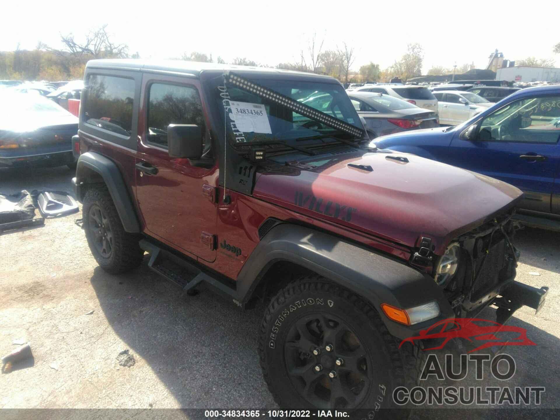 JEEP WRANGLER 2021 - 1C4HJXAG8MW669124