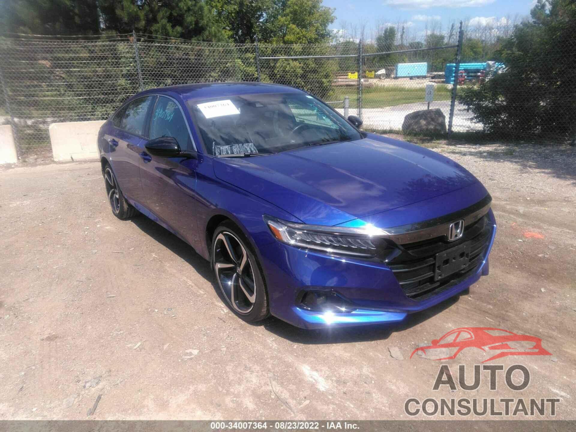 HONDA ACCORD SEDAN 2021 - 1HGCV1F35MA098420