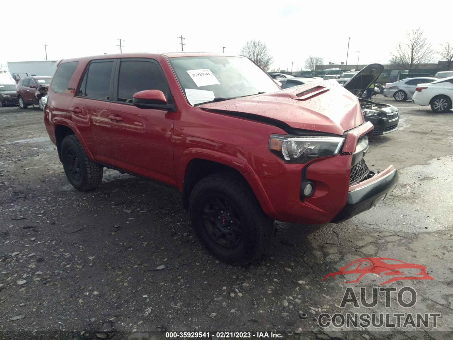 TOYOTA 4RUNNER 2017 - JTEBU5JR8H5454336