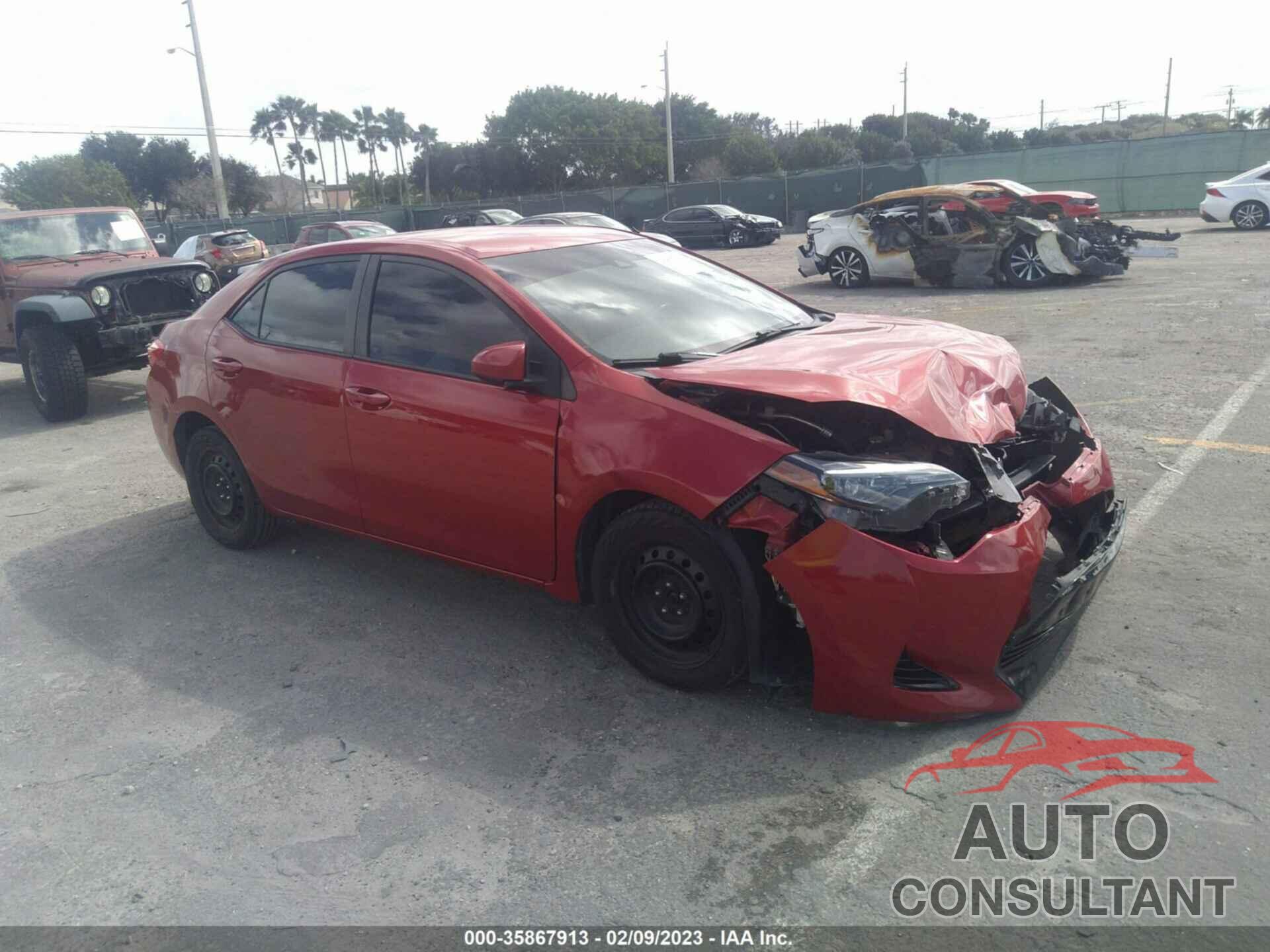 TOYOTA COROLLA 2017 - 2T1BURHE6HC780735