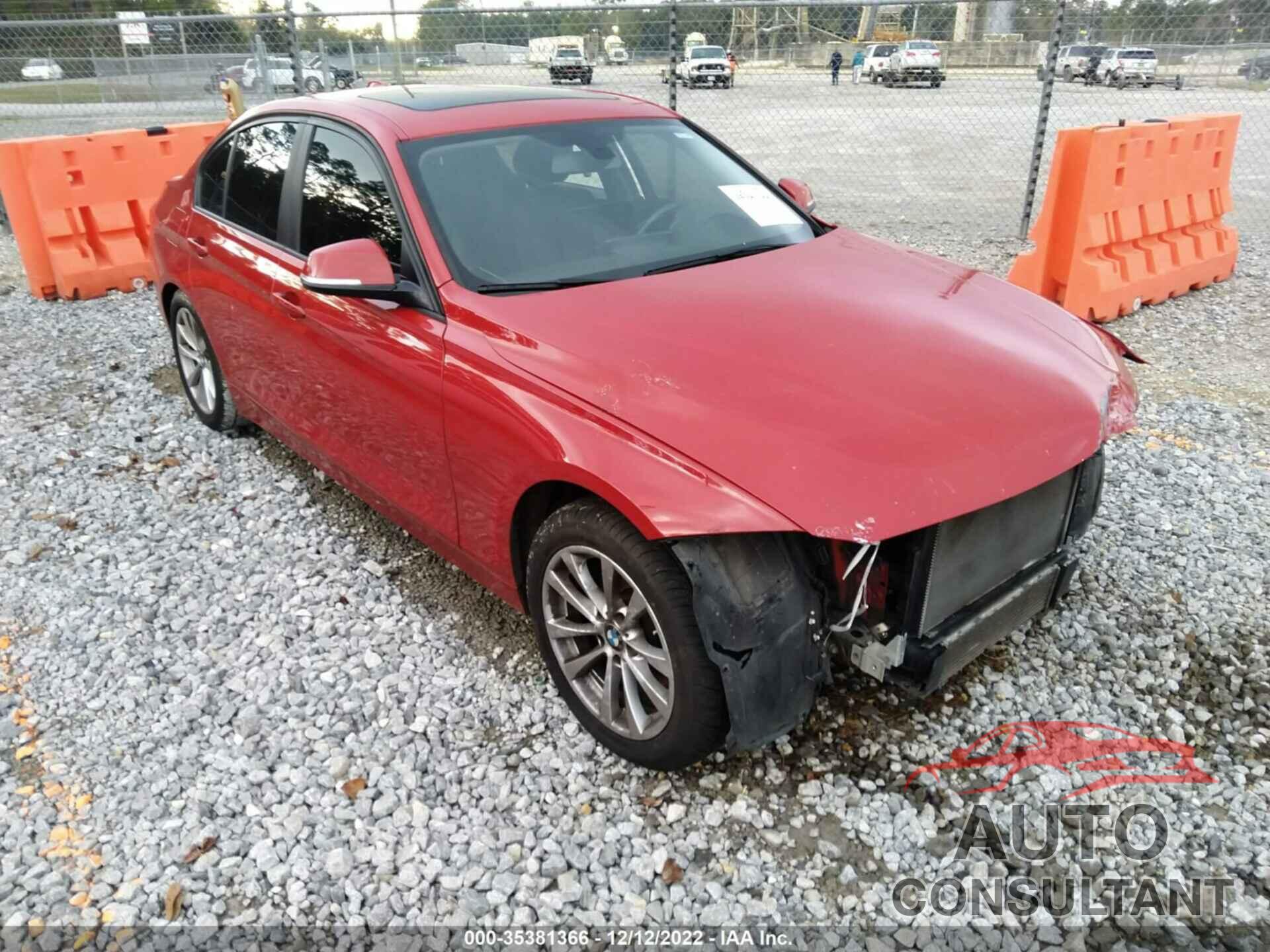 BMW 3 SERIES 2017 - WBA8E1G50HNU13513