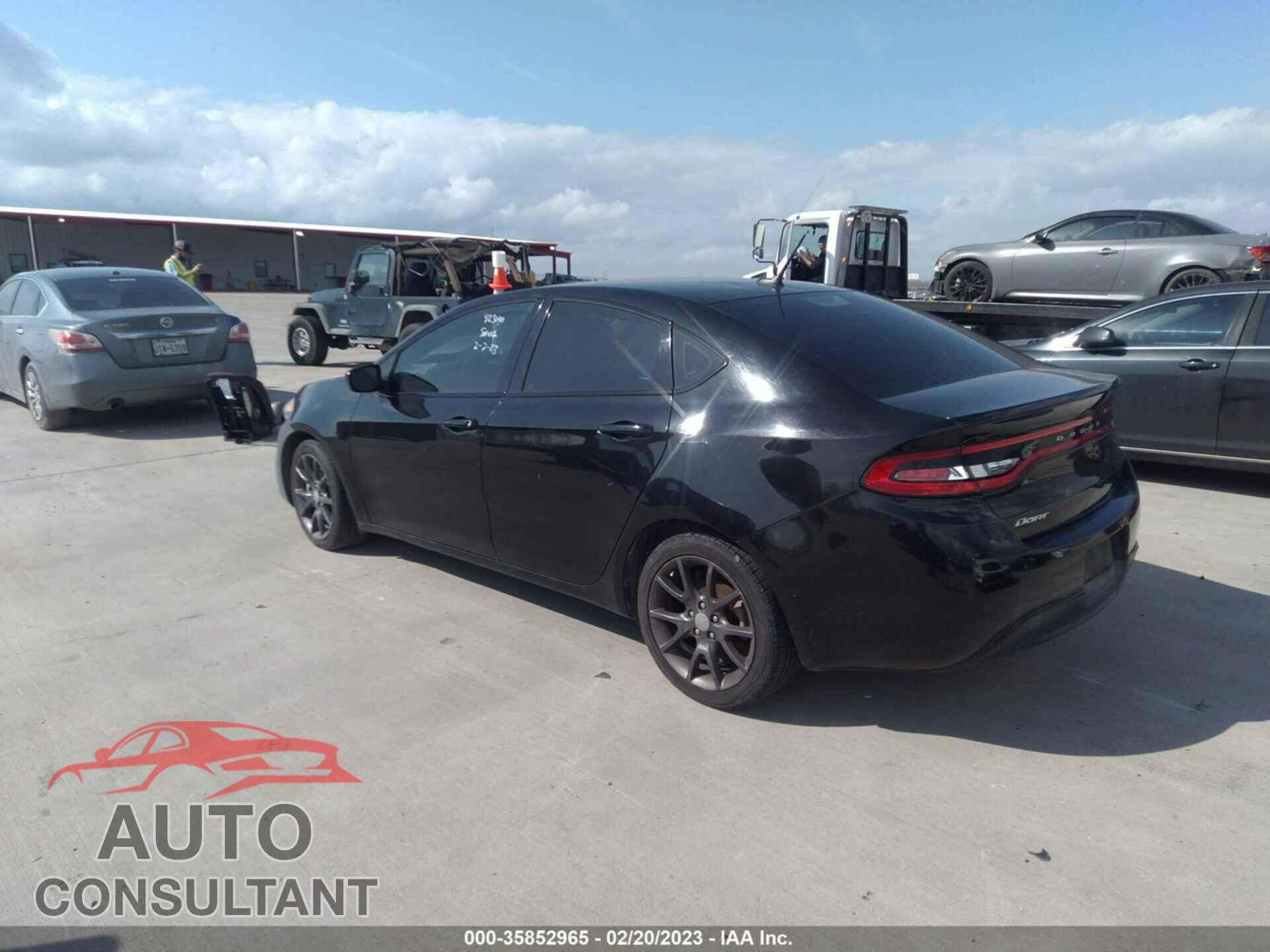 DODGE DART 2016 - 1C3CDFAA1GD530545