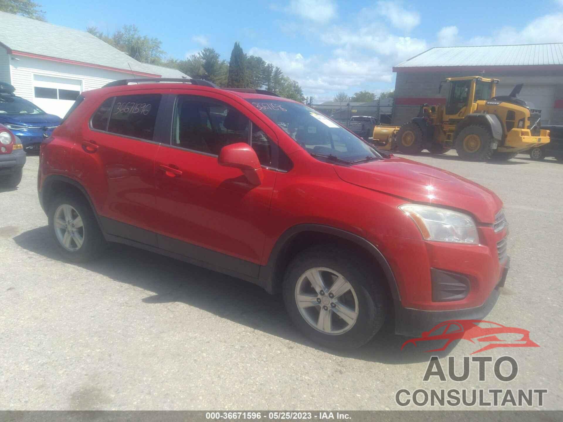 CHEVROLET TRAX 2015 - 3GNCJRSB0FL194058