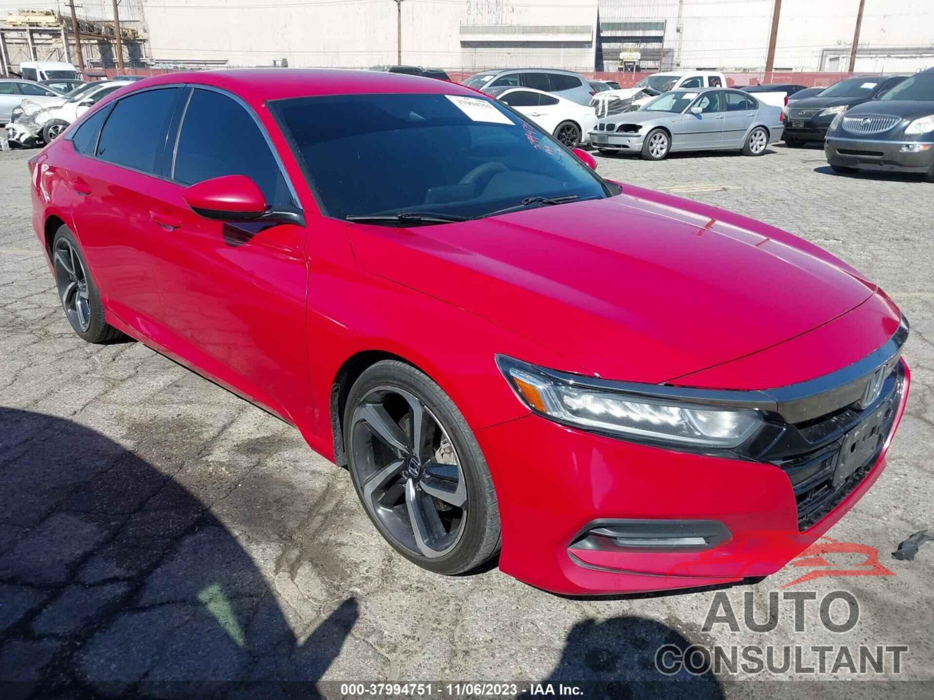 HONDA ACCORD 2018 - 1HGCV1F35JA177727