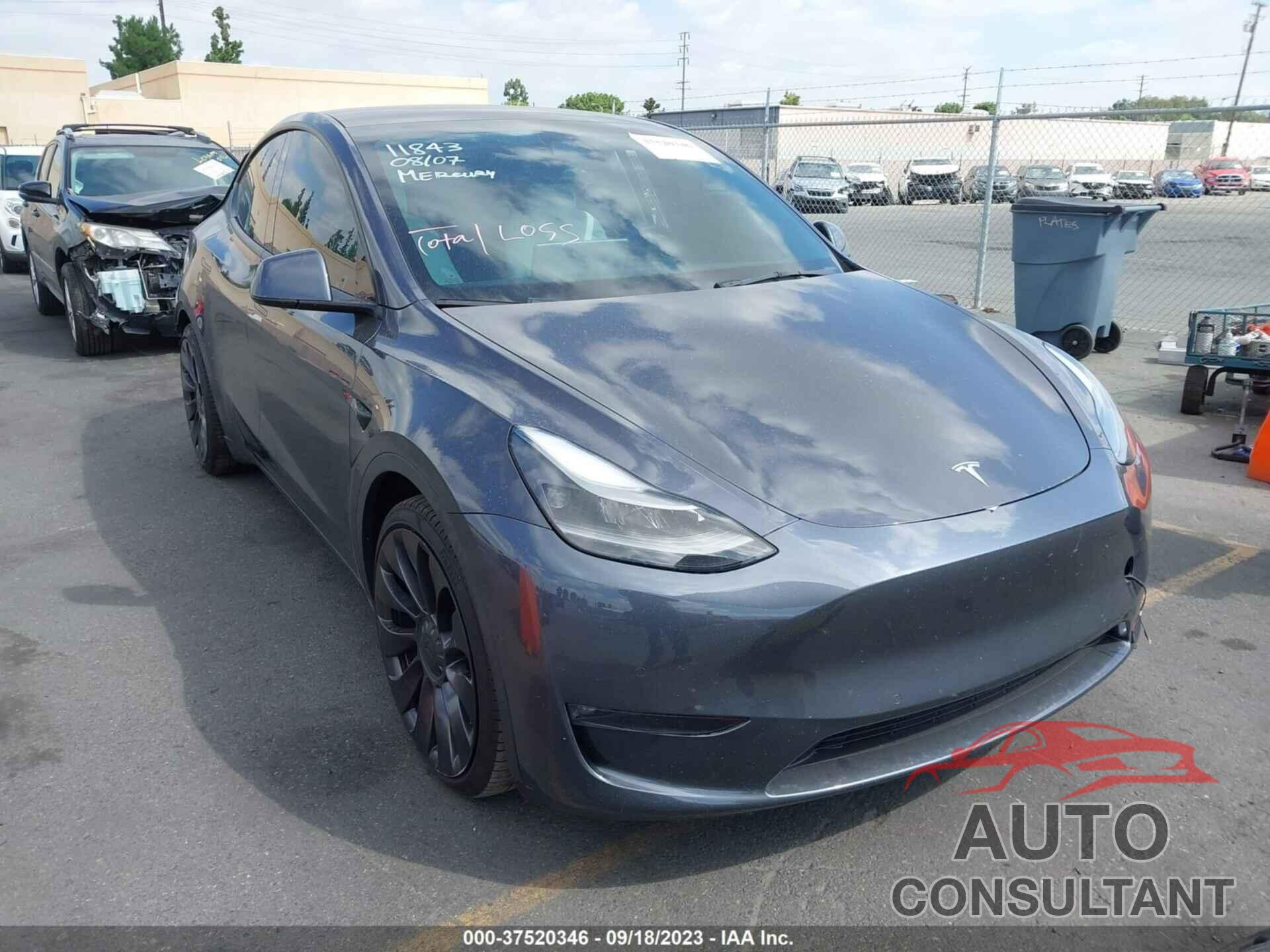 TESLA MODEL Y 2022 - 7SAYGDEF2NF398892