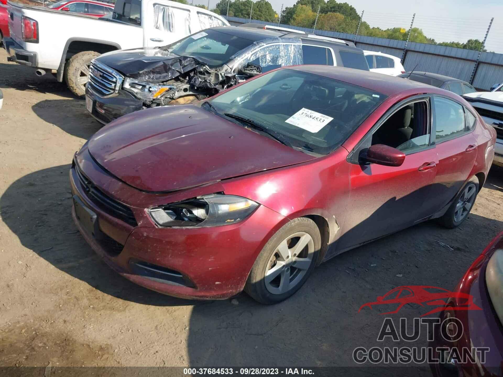 DODGE DART 2015 - 1C3CDFBB8FD315010